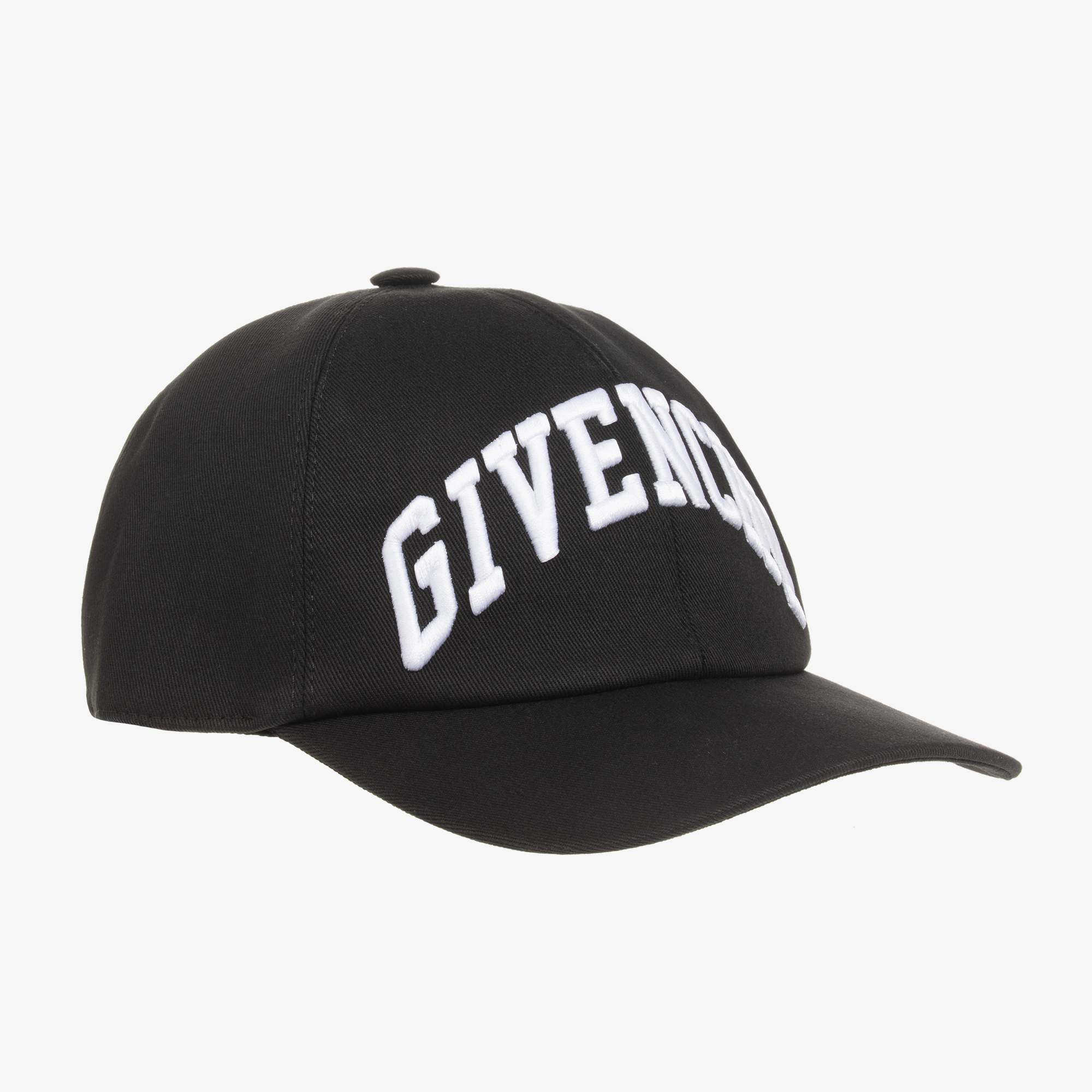 GIVENCHY::キャップ[RESALE] Givenchy - Boys Black Embroidered Cotton Cap | Childrensalon