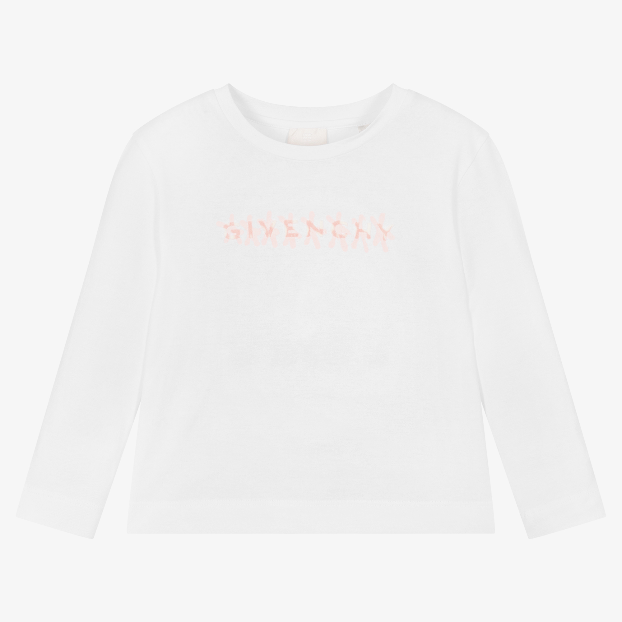 givenchy white long sleeve shirt