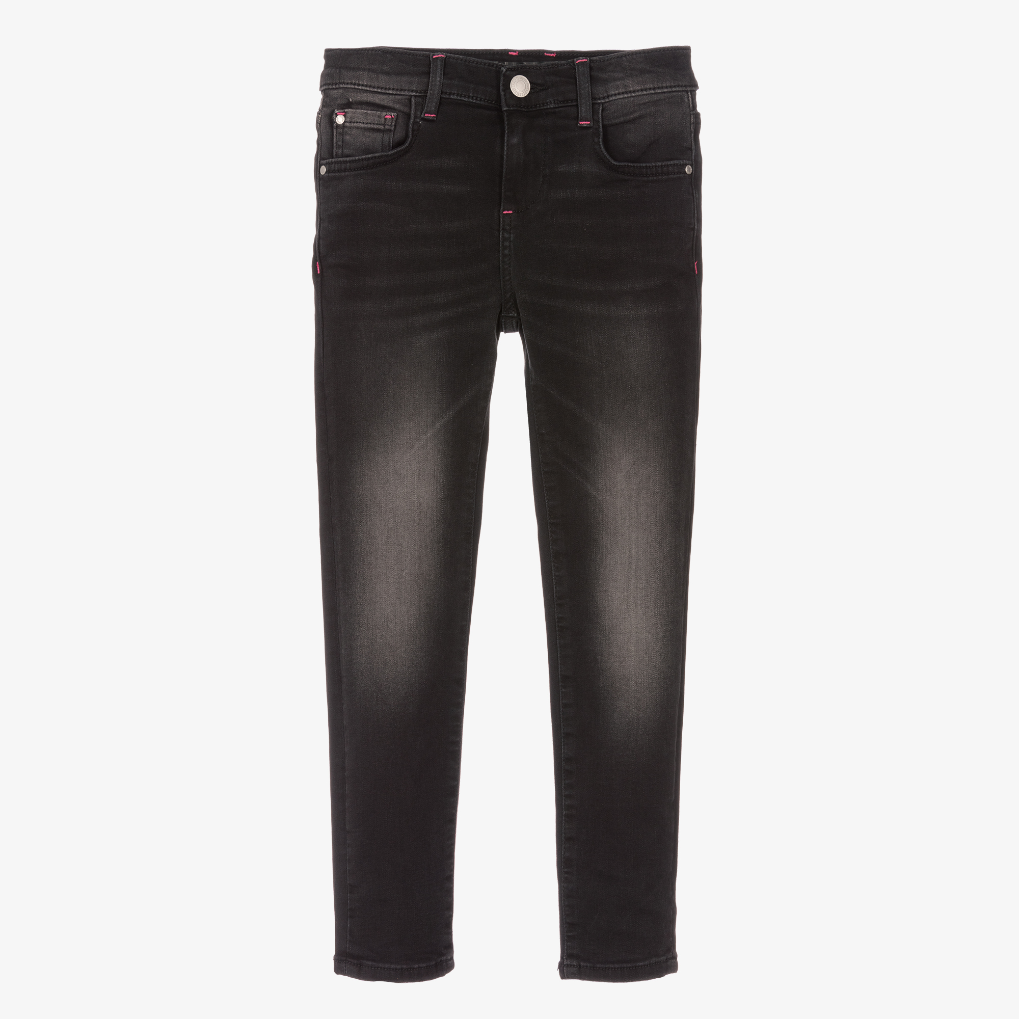 GUESS Miami Skinny Fit Jeans, Carry Black at John Lewis & Partners