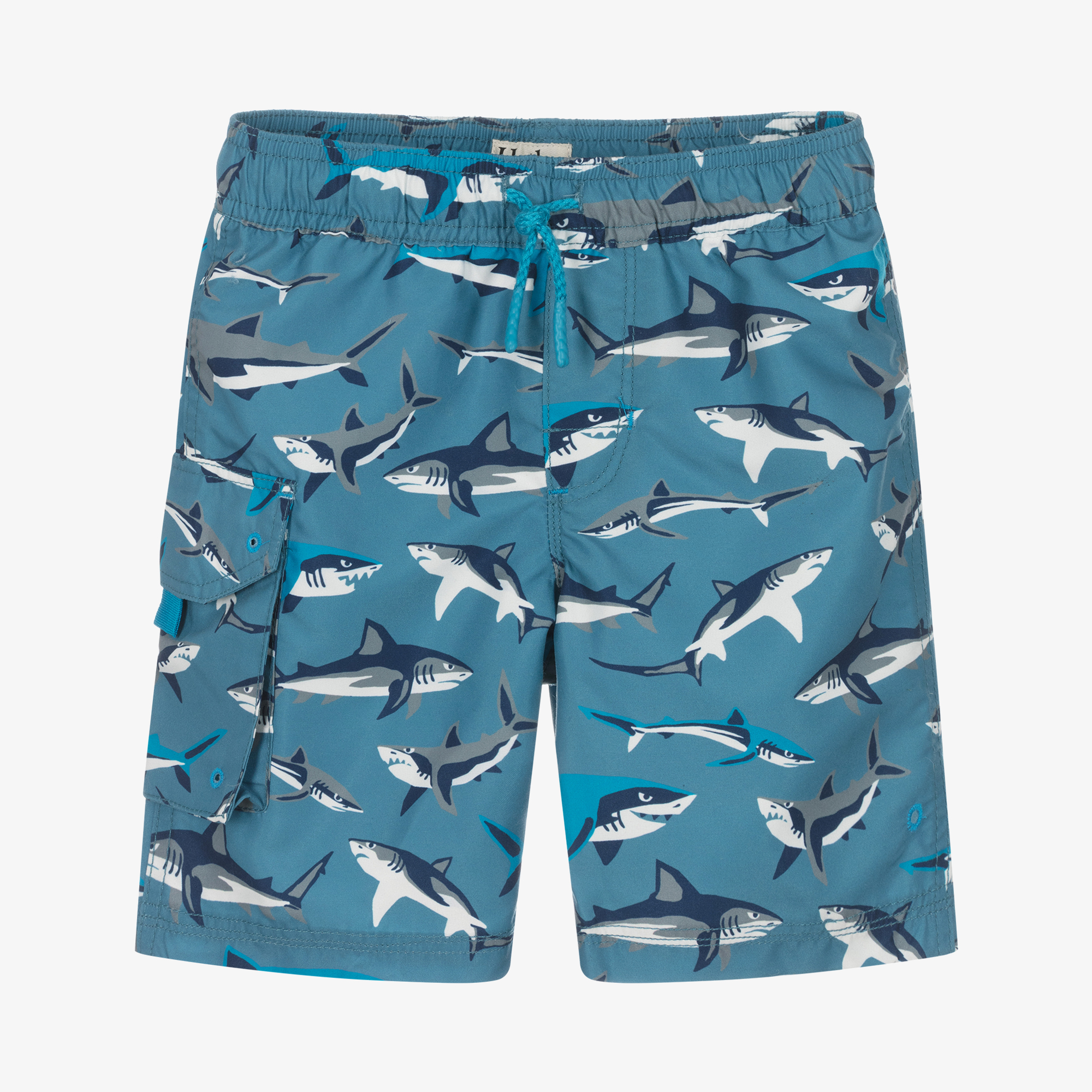 Hatley Board Shorts - Swimming Sharks Hatley Board Shorts - Swimming Sharks