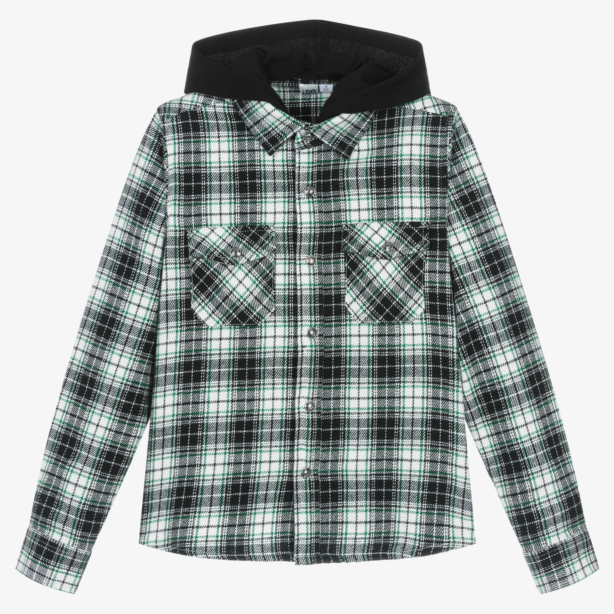 シャツ IONSEOUL Candy hooded balloon check shirt 아이온서울