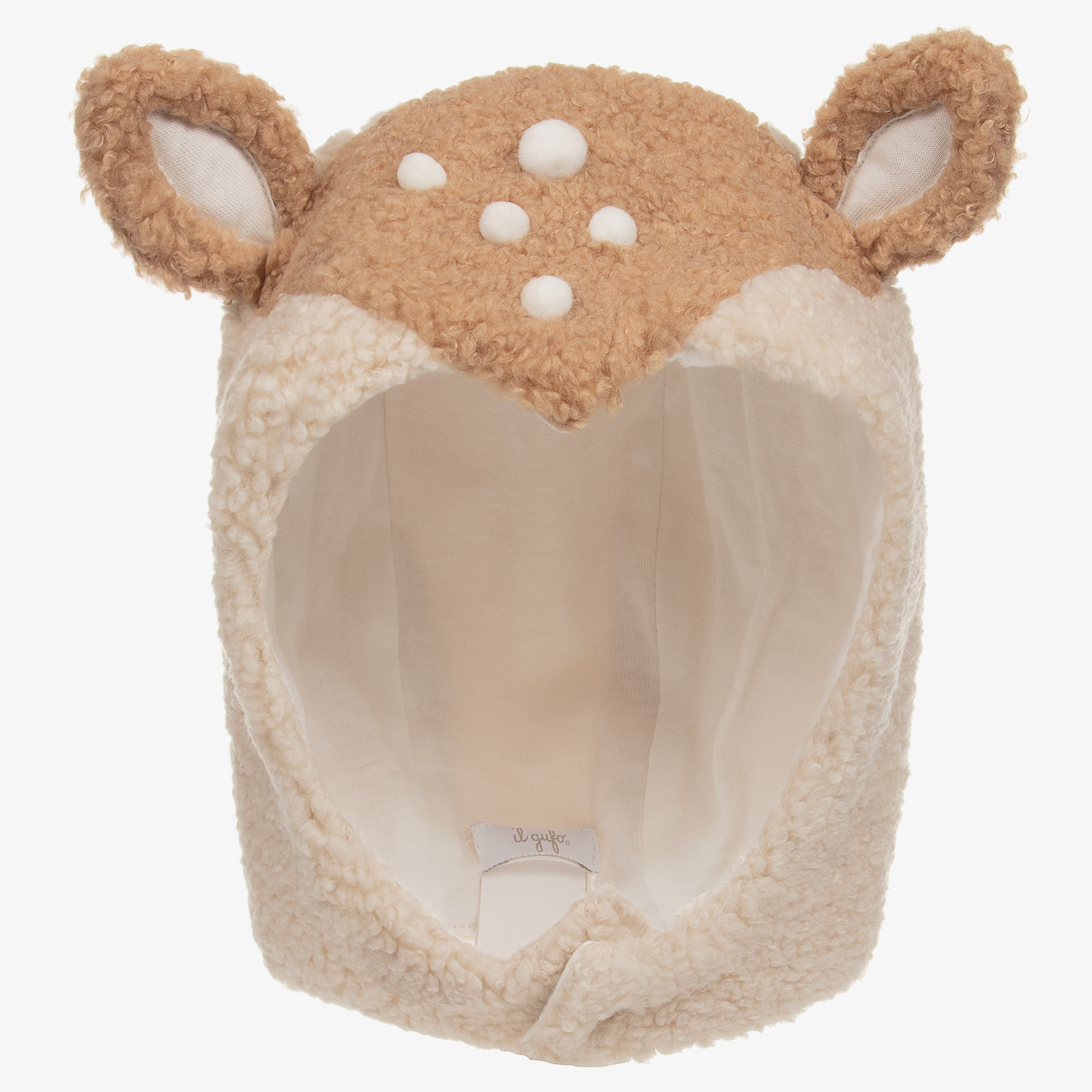 Il Gufo Bonnet Beige En Polaire Cerf Childrensalon Outlet Il Gufo Bonnet Beige En Polaire Cerf Childrensalon Outlet