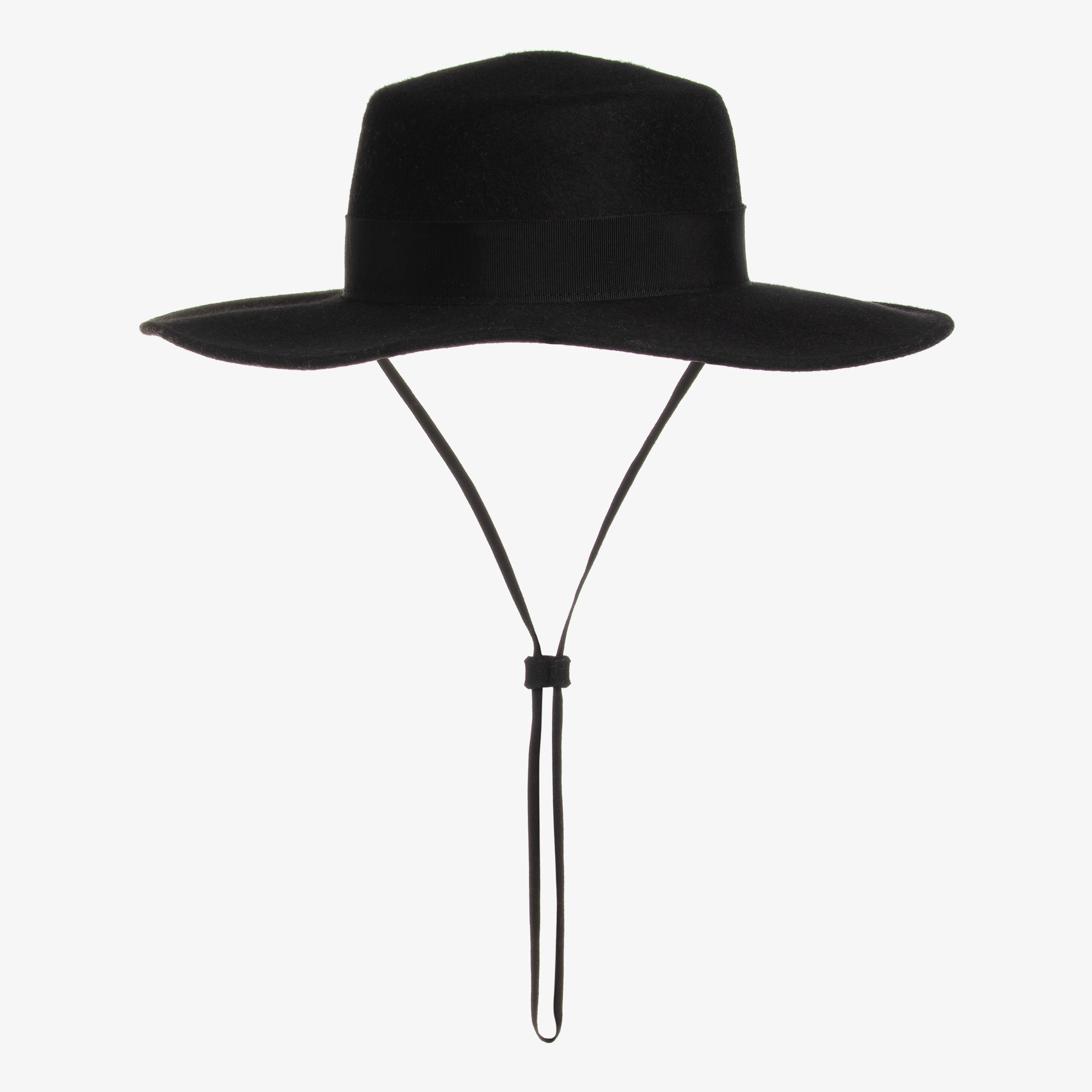 Il Gufo - Girls Black Wool Fedora Hat | Childrensalon Outlet