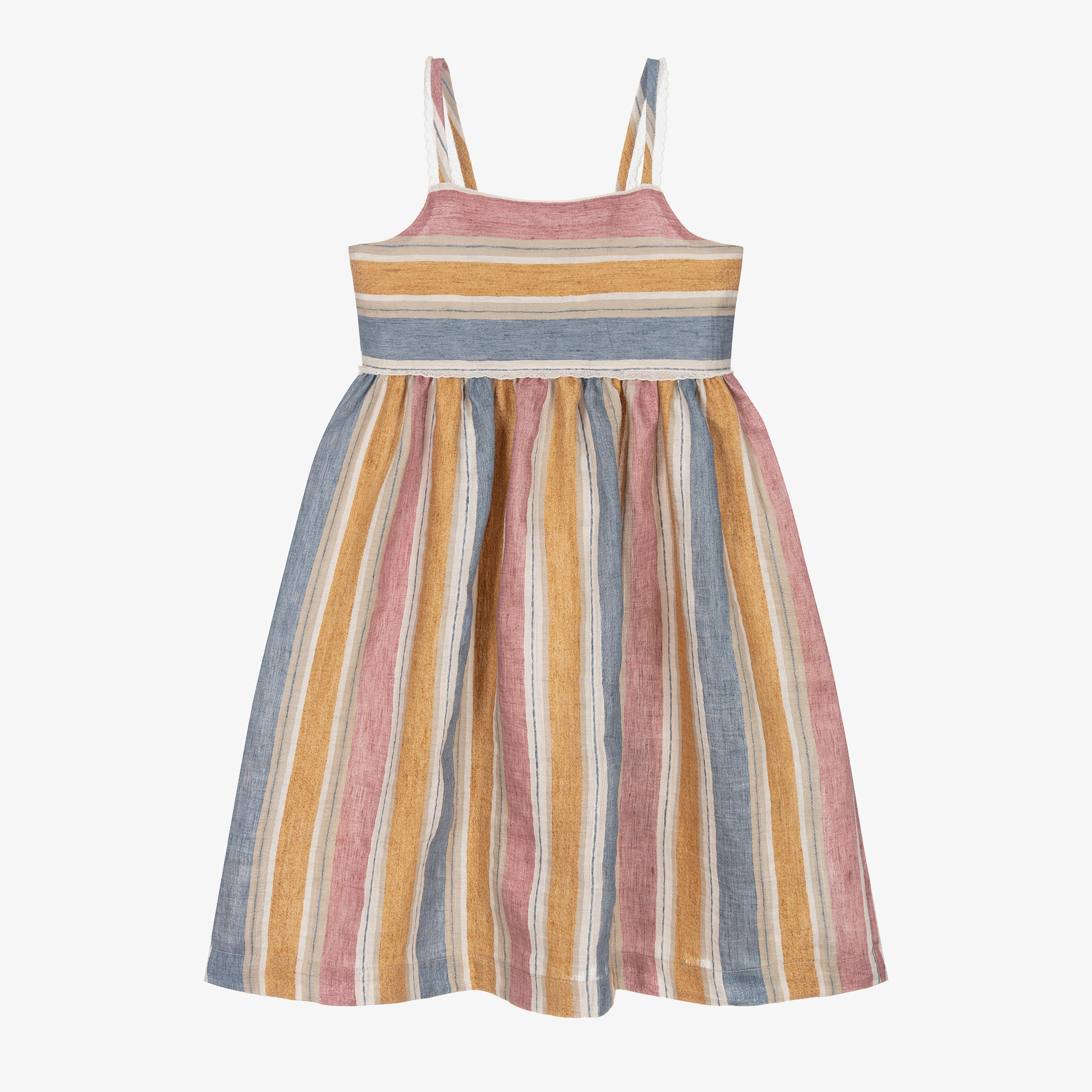 Il Gufo - Girls Striped Sleeveless Dress | Childrensalon Outlet