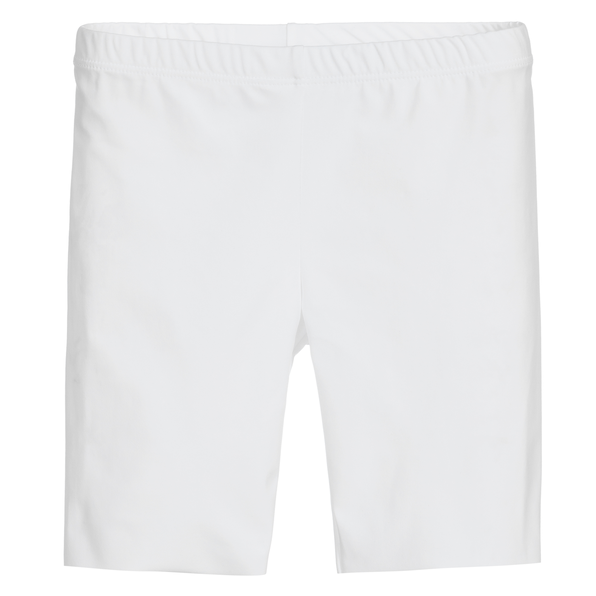 lycra shorts white