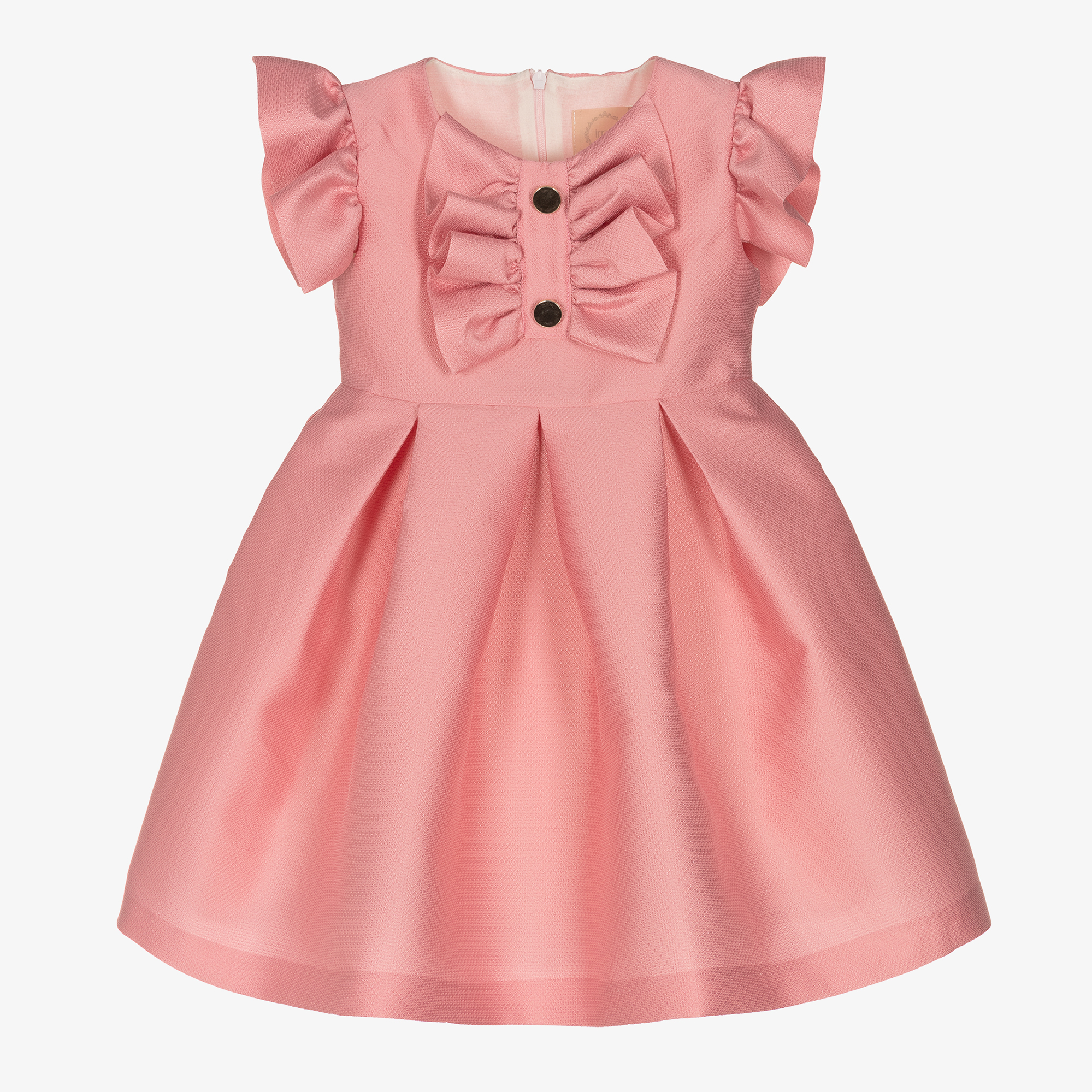 open lace back dress Coral Pink Mermaid V Neck Satin Open Back Long Prom Dresses With Bow main image 0