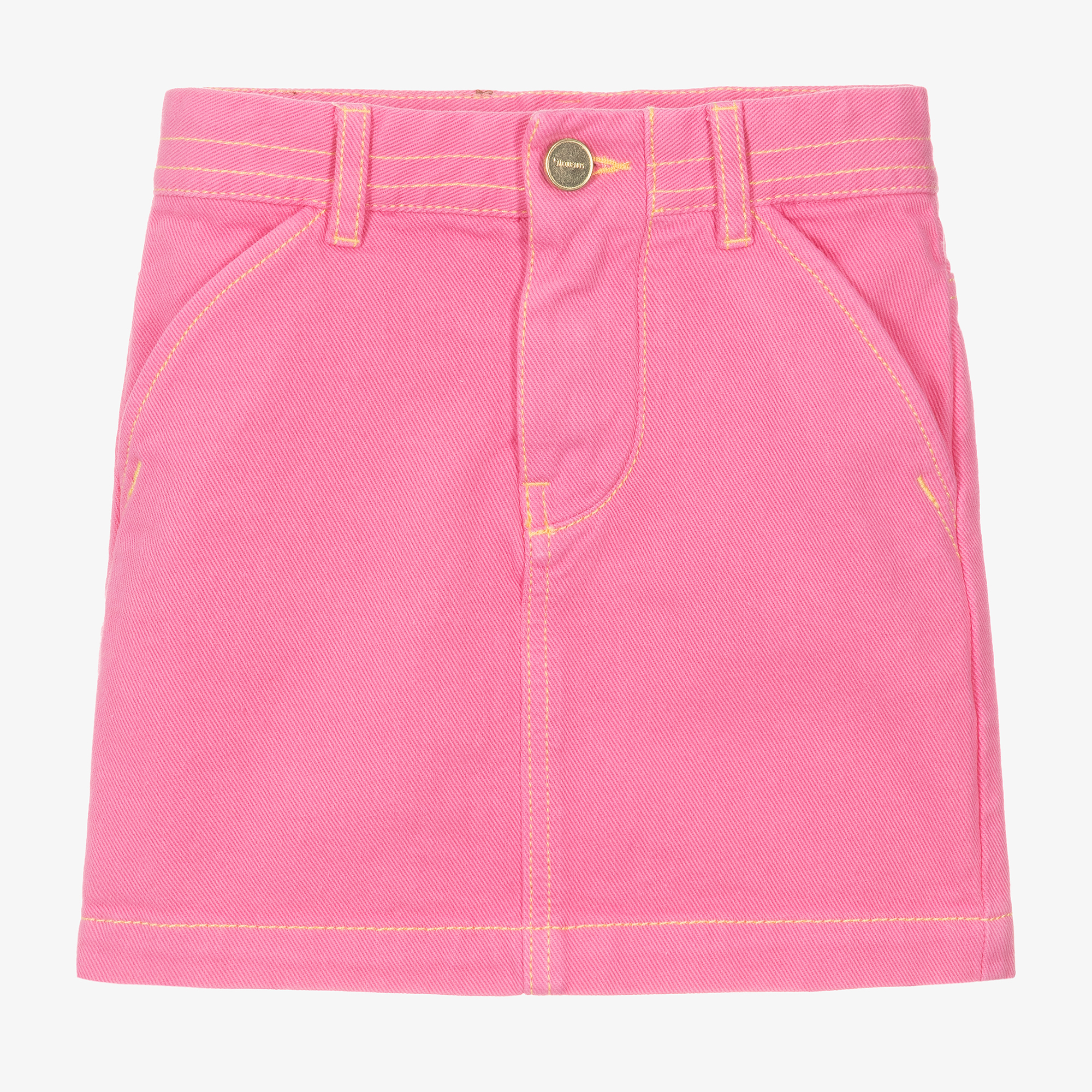 スカート JACQUEMUS Woman Skirt Pink 23E231KN1292282 450 JACQUEMUS Cutout draped linen mini skirt | NET-A-PORTER