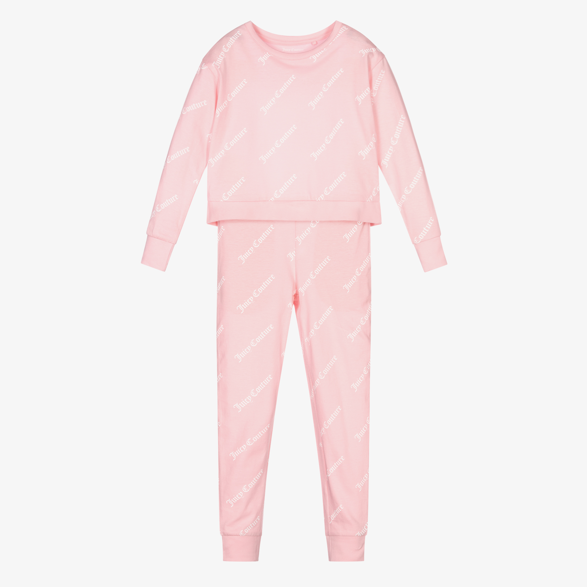 Juicy Couture - Girls Pink Cotton Pyjamas