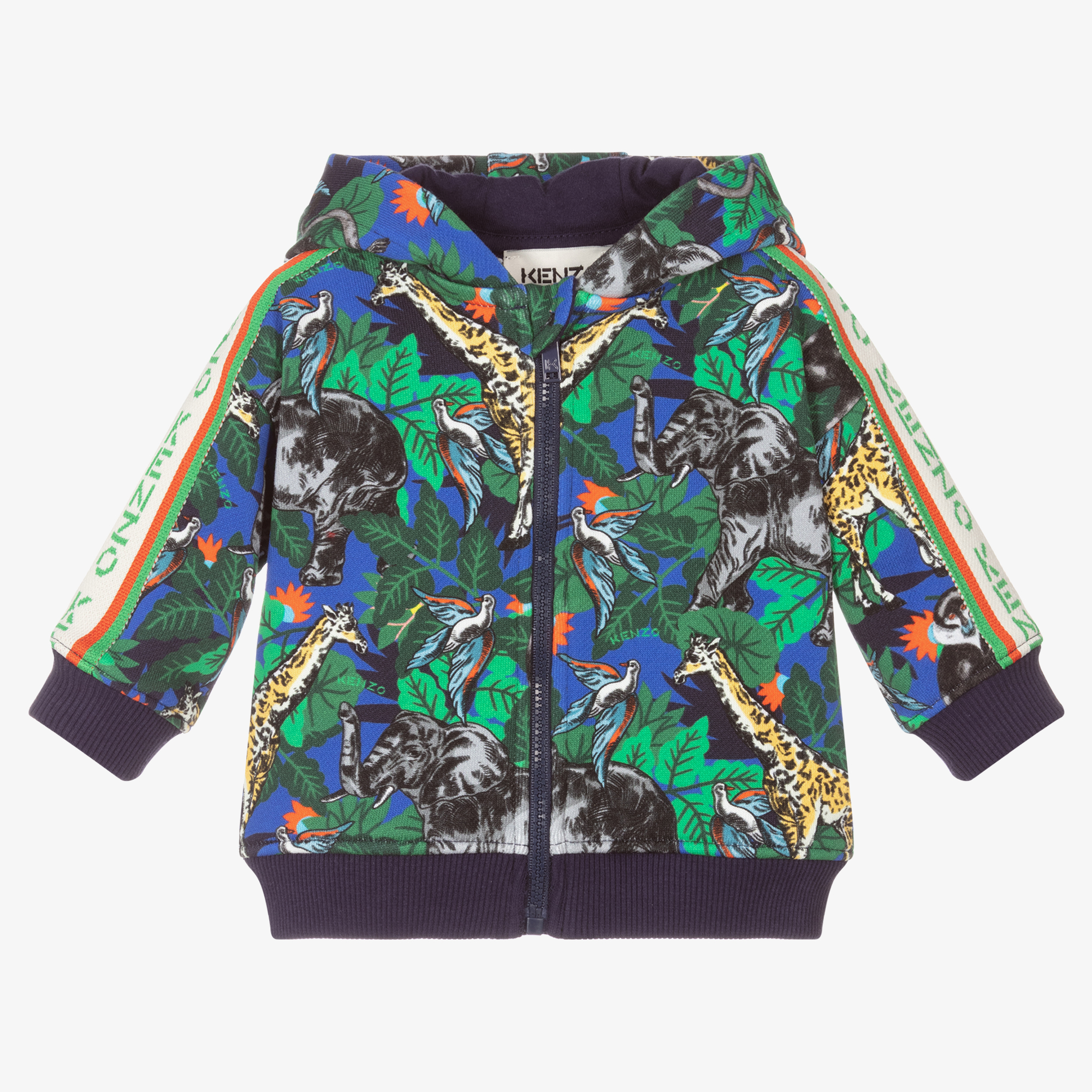 ケンゾー KENZO スウェット 子供服 ネイビー ホワイト ボーイズ