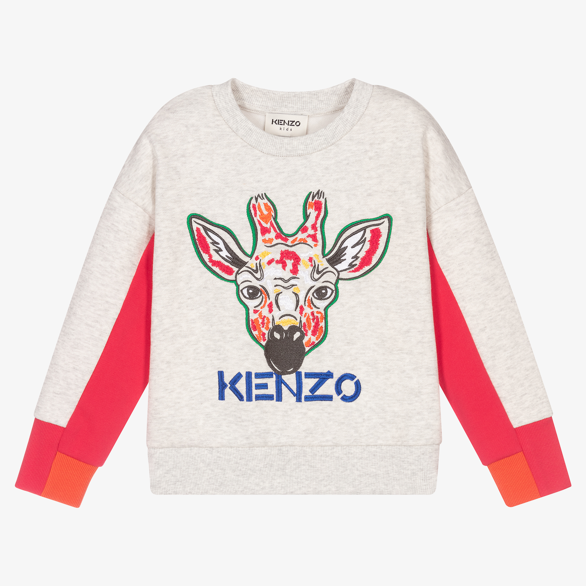 KENZOキッズトレーナー KENZO KIDS - Boys Grey Tiger Sweatshirt | Childrensalon Outlet