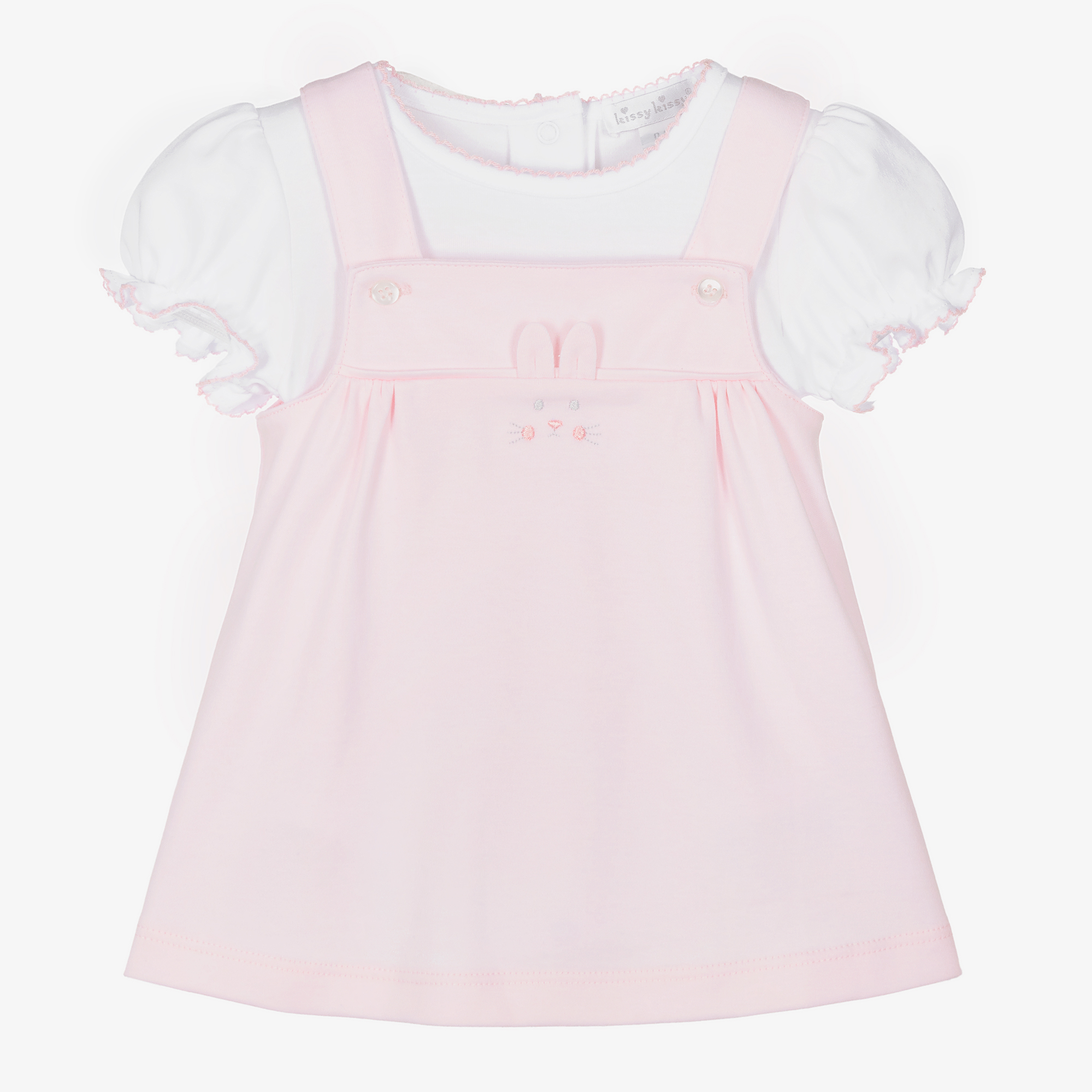 Kissy Kissy - Baby Girls Pink Cottontail Hollows Dress Set | Childrensalon  Outlet