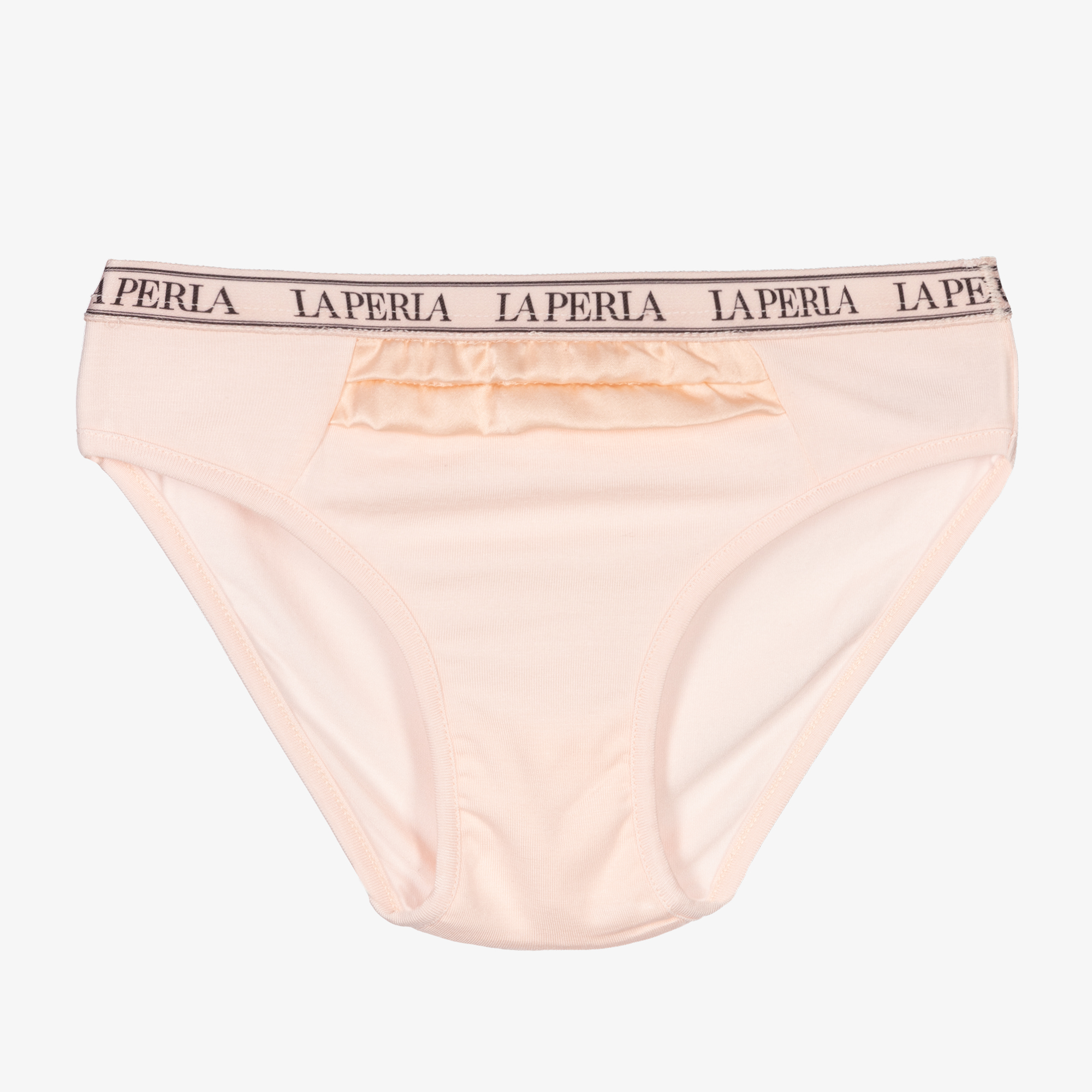 La Perla Girls Pink Modal Logo Knickers Childrensalon Outlet
