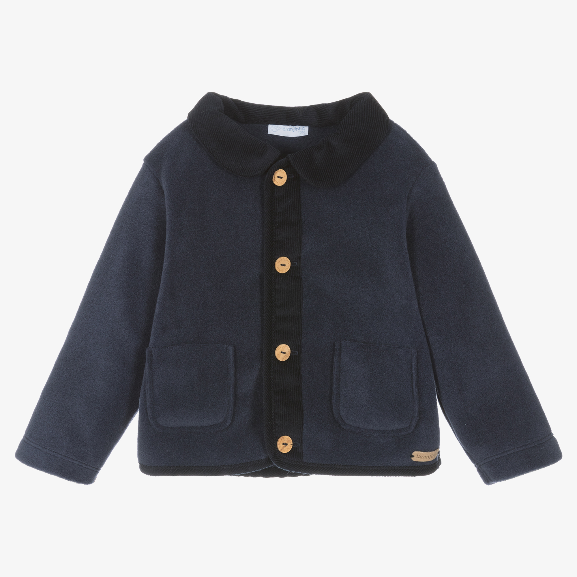 Boys navy blue fleece jacket 2025