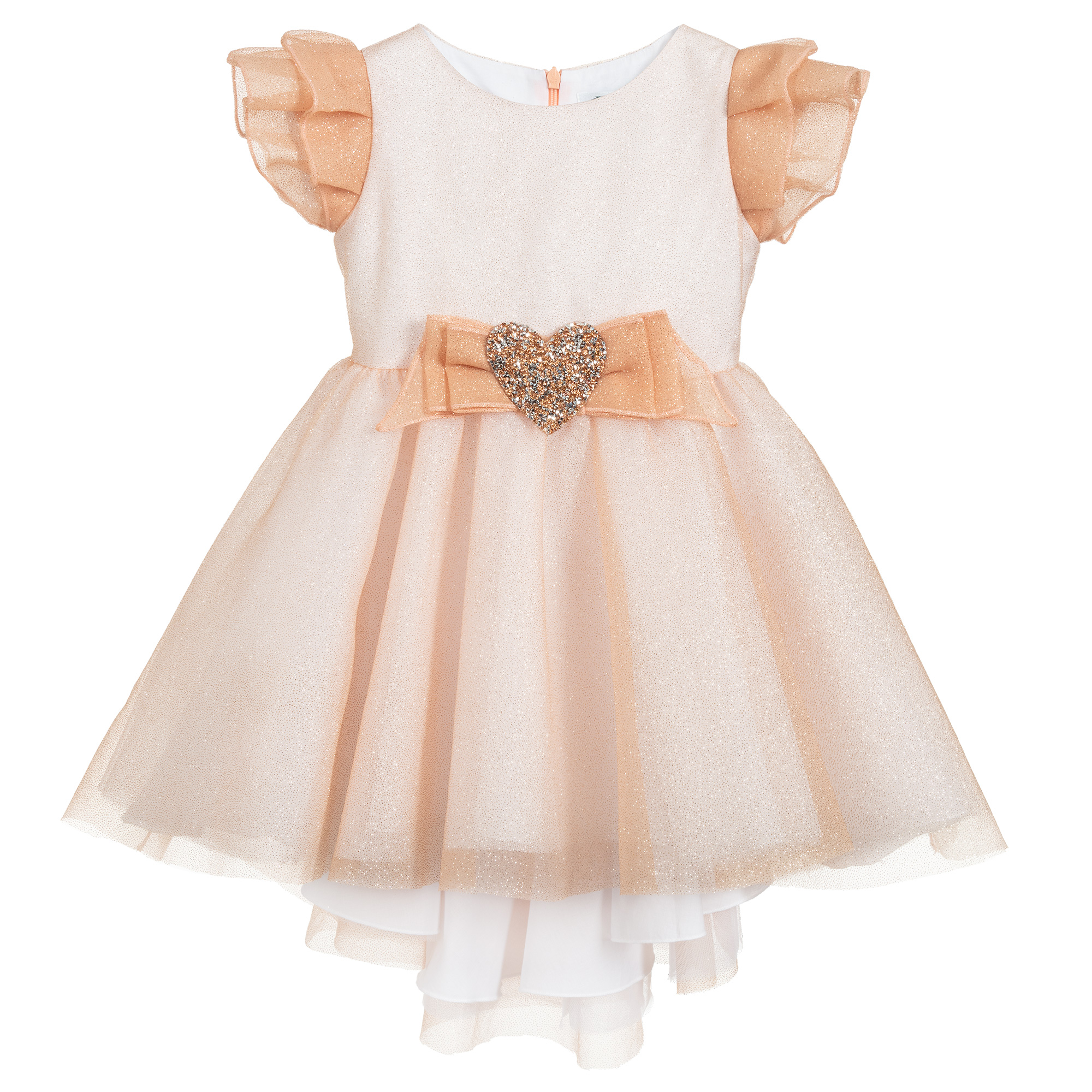 Ottilie Velvet Tulle Dress-Vintage Pink Autumn Leaves | Boden UK