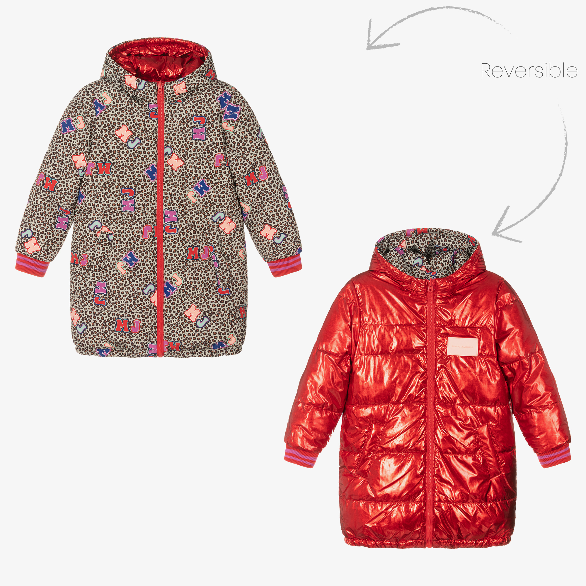 THE MARC JACOBS KIDS Reversible Puffer Jacket 8 / 126 Years