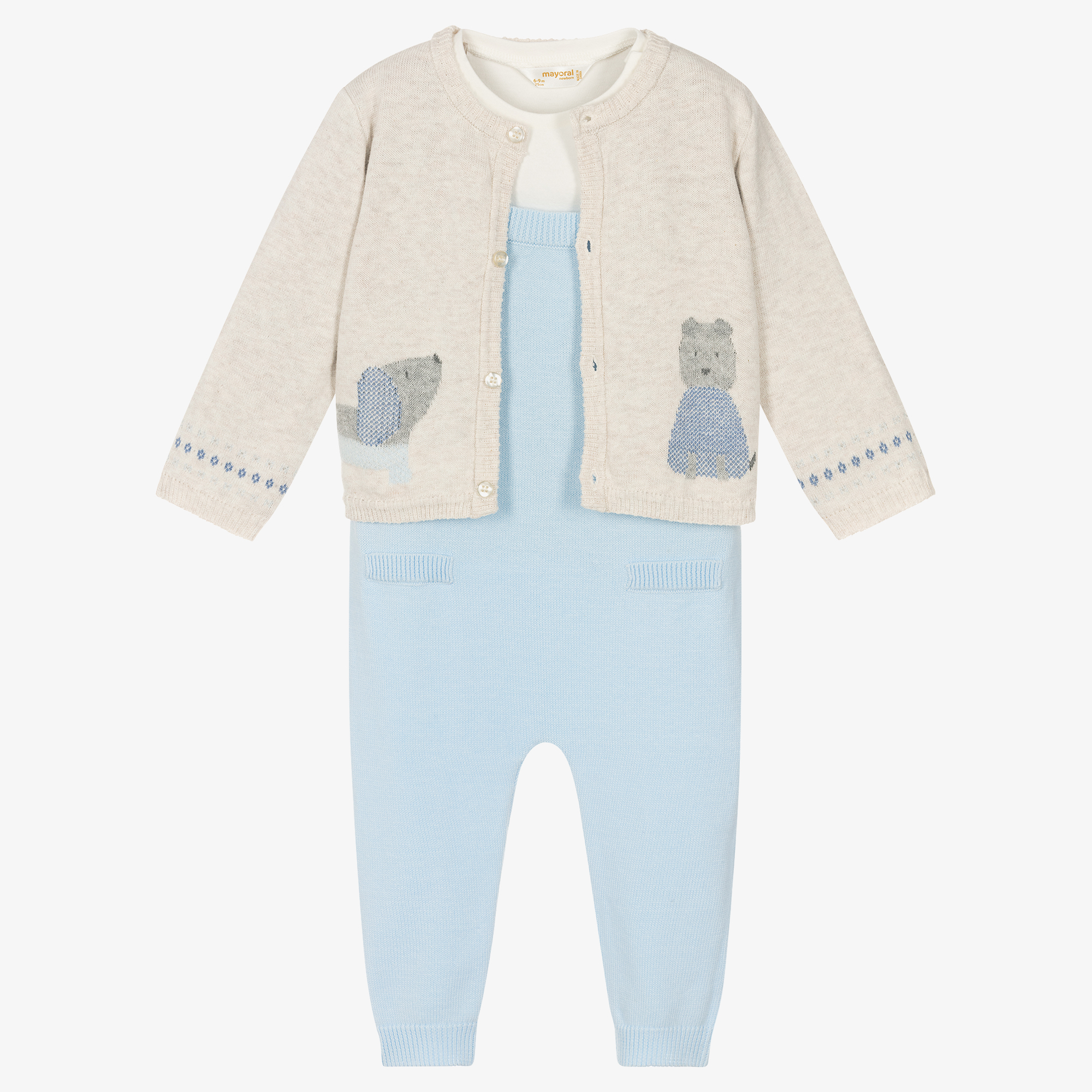 Mayoral Overall and Tee Set - Baby Rose Mayoral Overall and Tee Set - Baby Rose