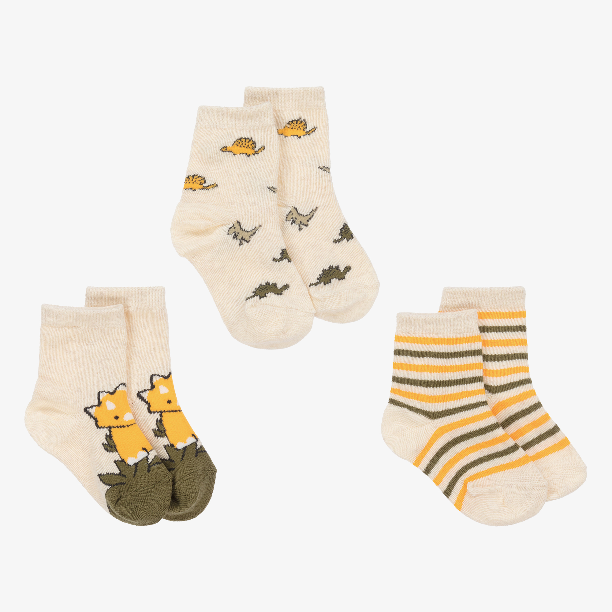 Baby Dinosaur Socks