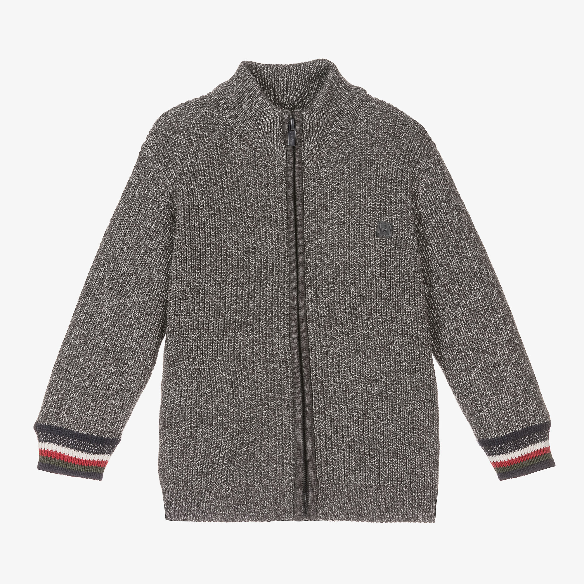 boys zip cardigan