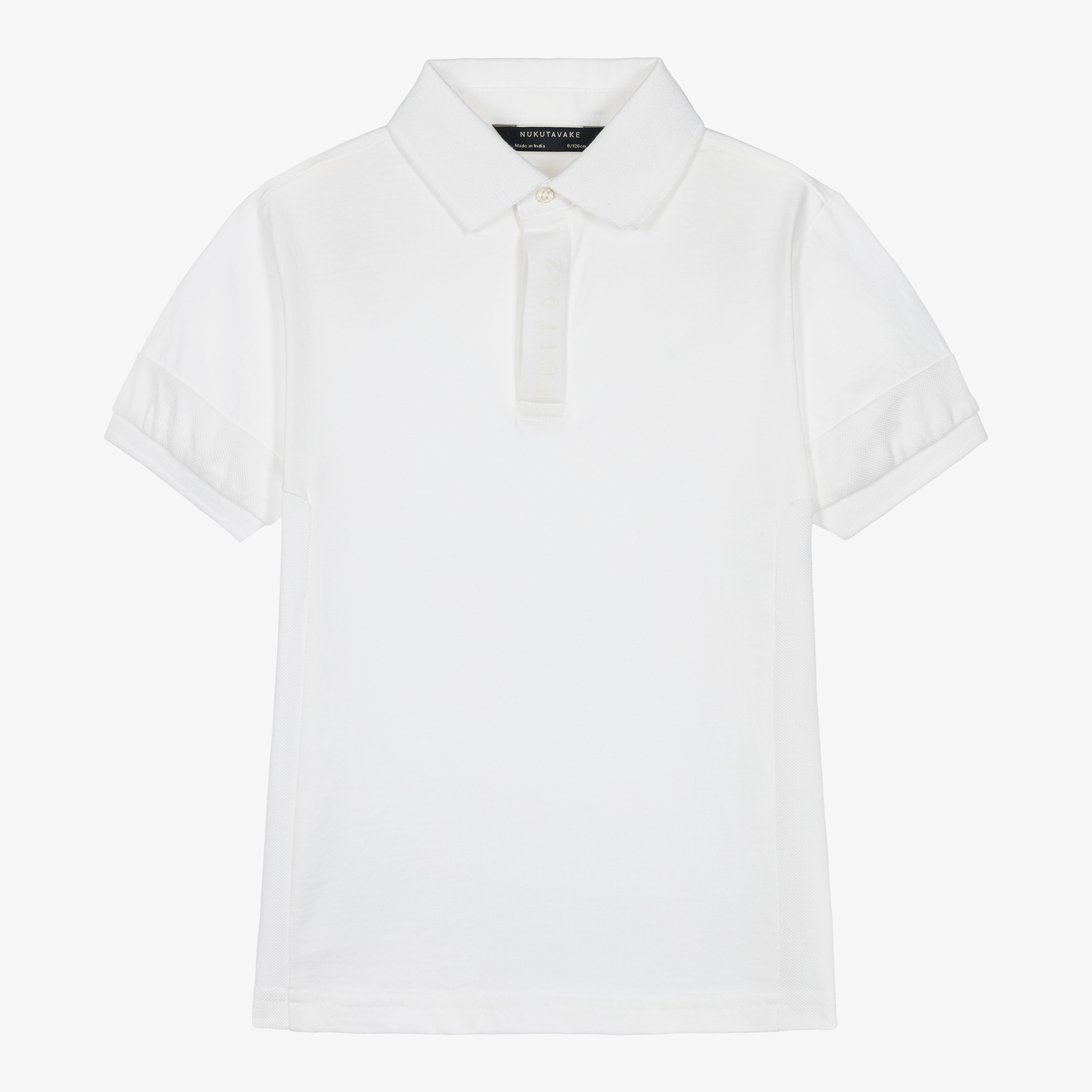 Mayoral Boys White Cotton Polo Shirt