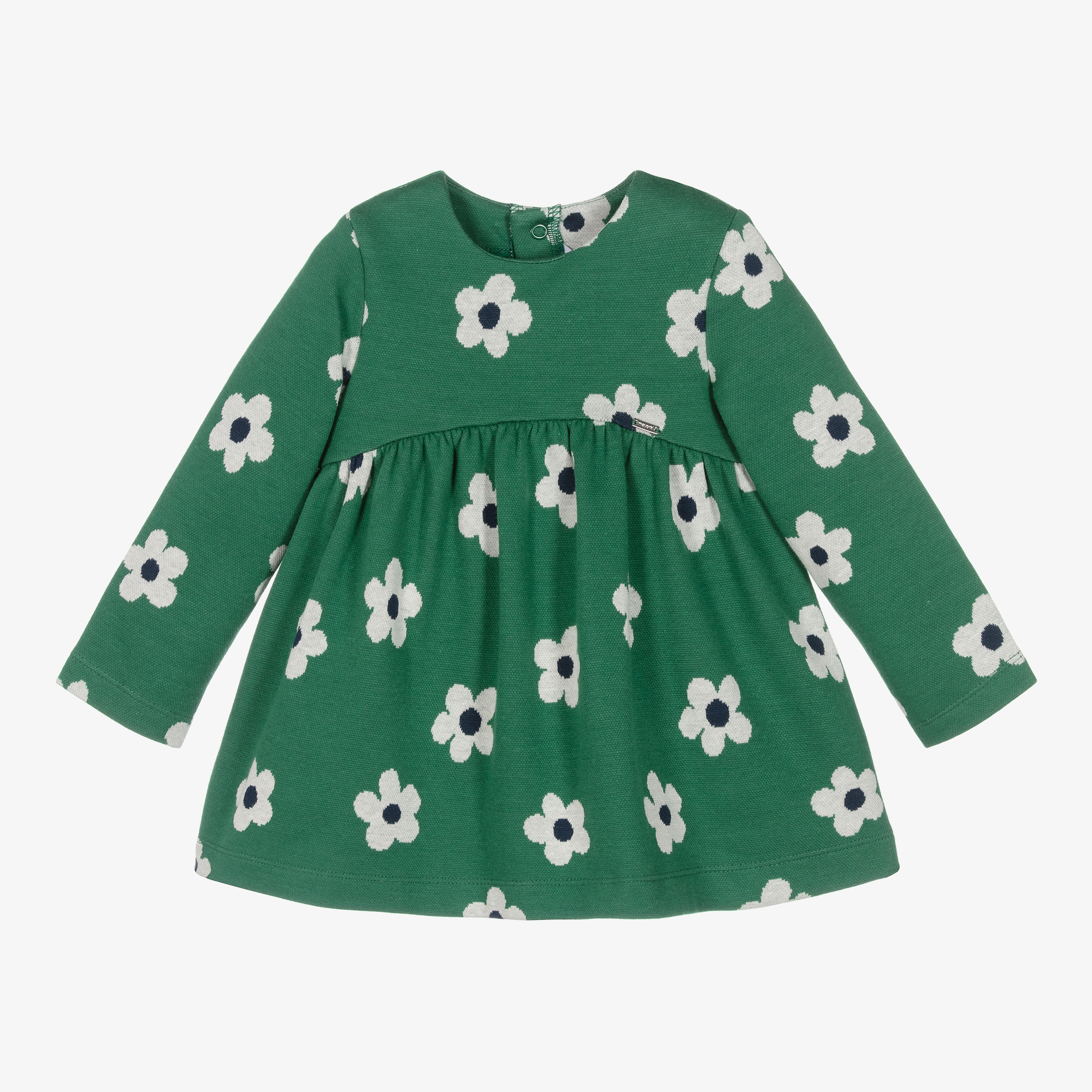 girlsdotoys green dress Bjutir Girl Dress Kids Short Sleeve Vintage Polka Dots In 50S Style Crew Neck Cute Print Girls Dresses,Green,5-6 Years