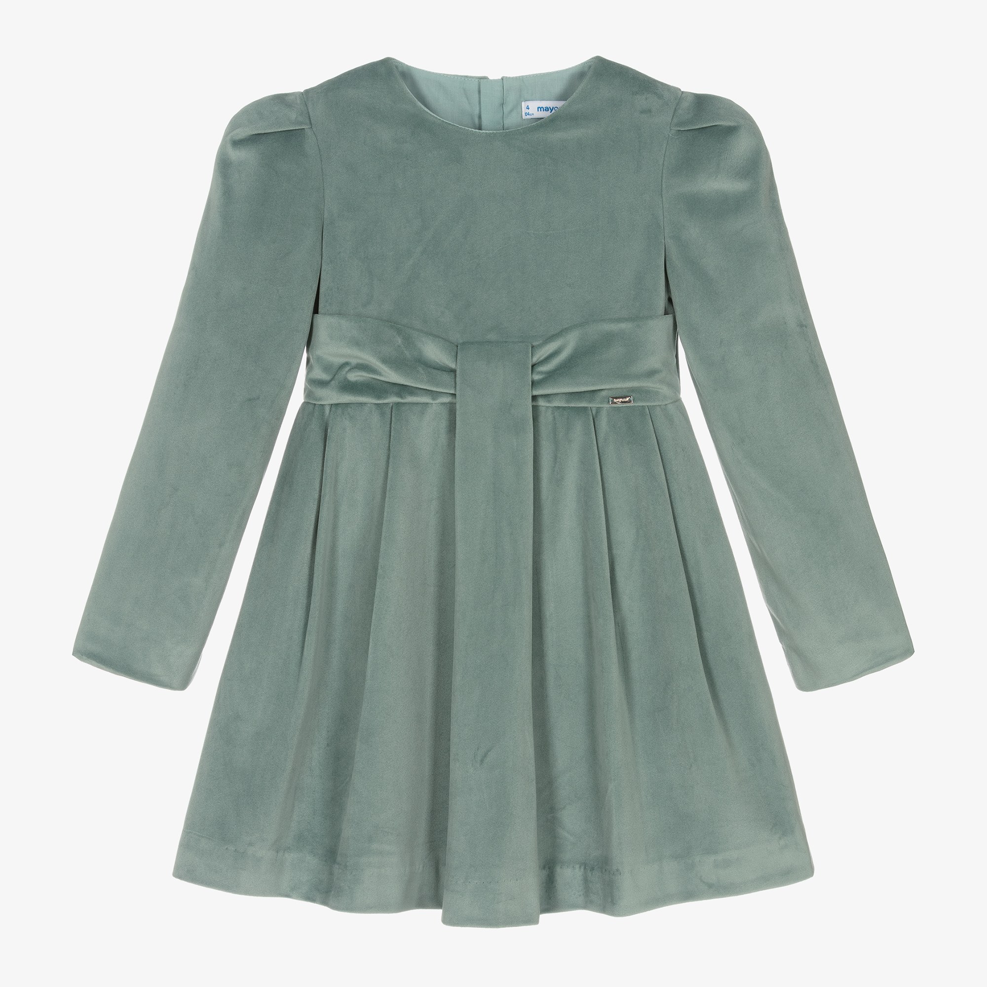 green emerald velvet dress Off The Shoulder Dark Green Velvet High Split Prom Dress with Detachable Train main image 0