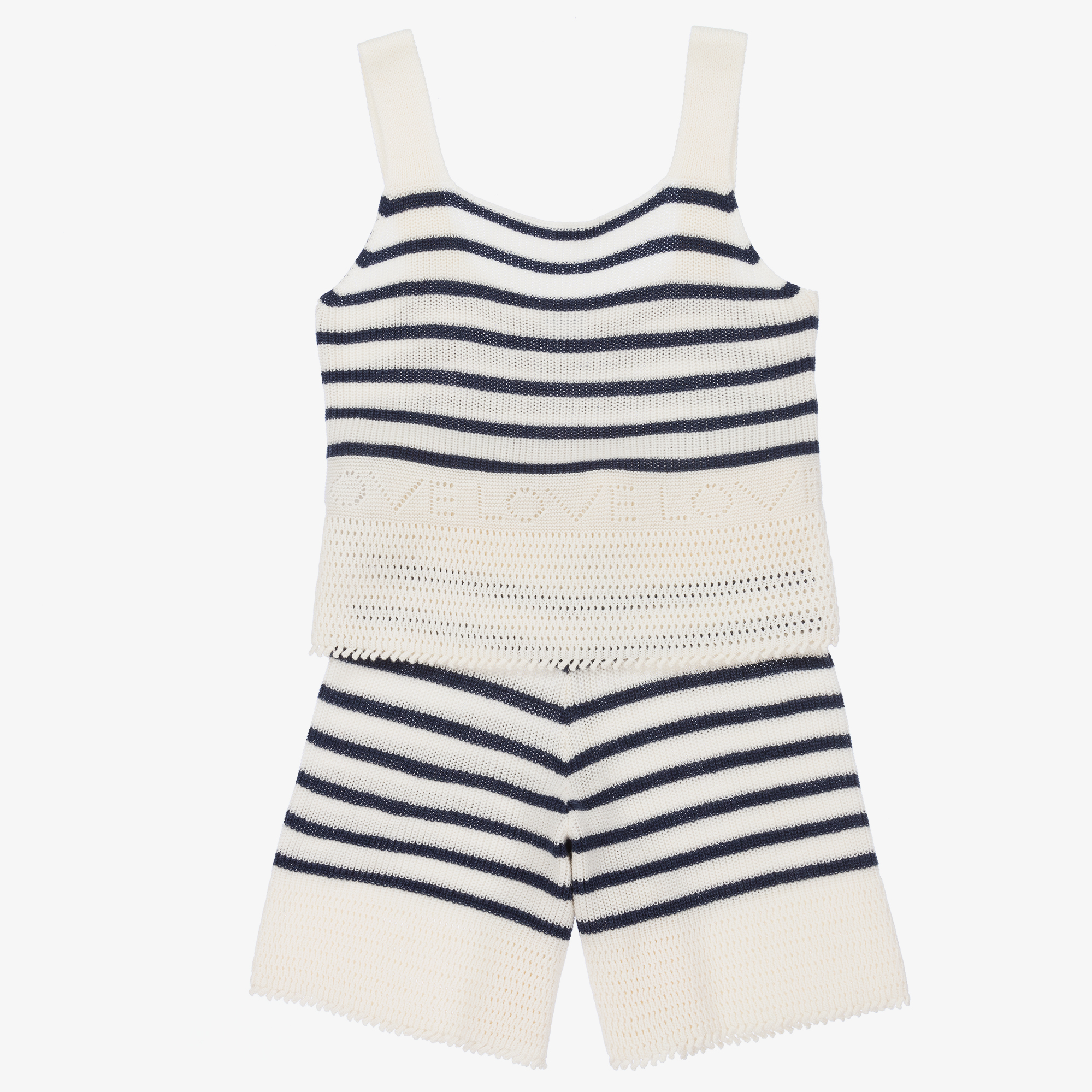 Mayoral Knit Short Set - Navy Mayoral Knit Short Set - Navy
