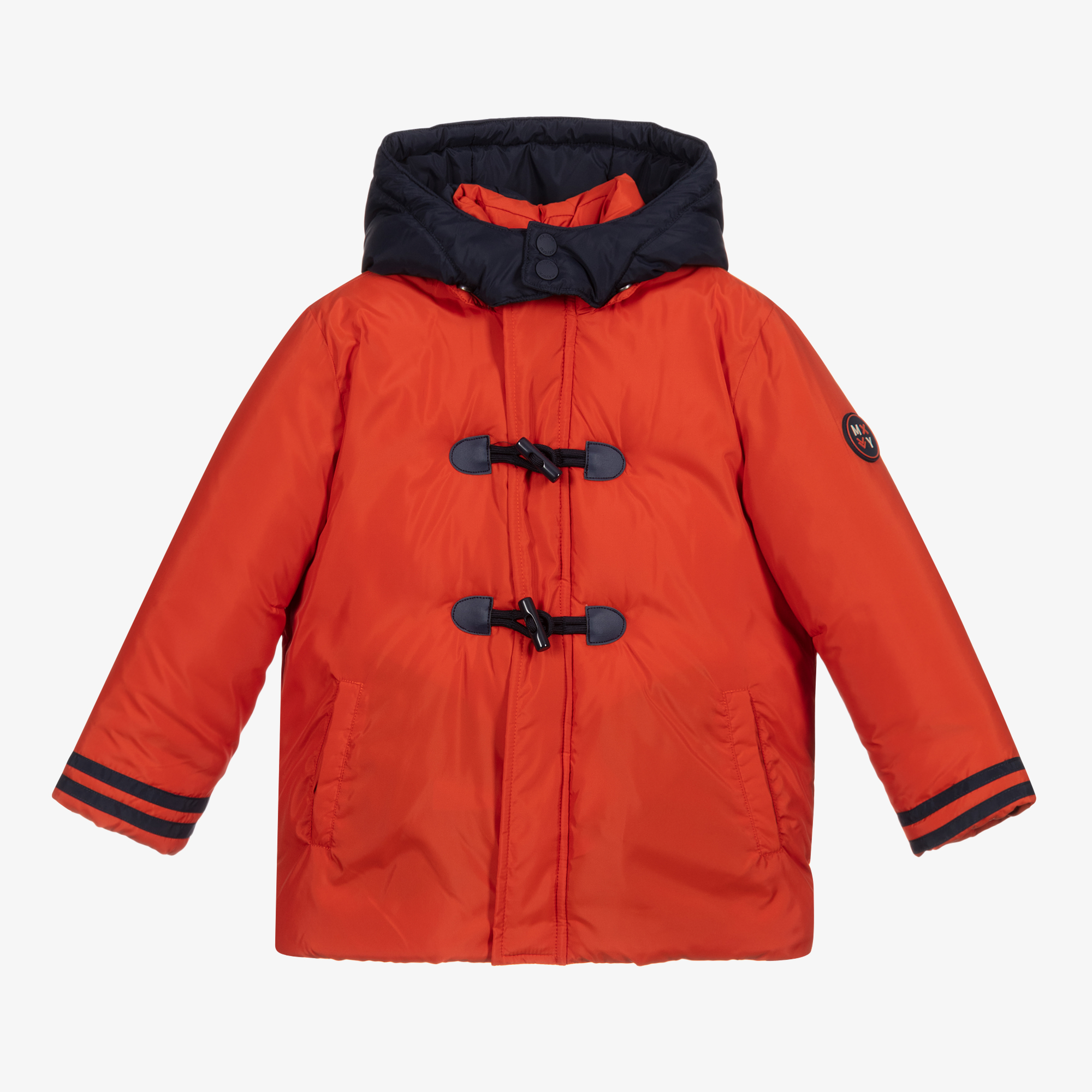 Mayoral Orange Padded Duffle Coat