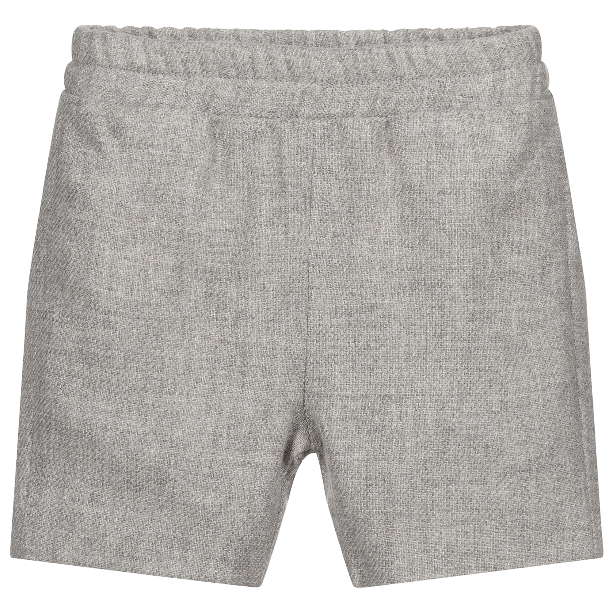 Mebi - Boys Grey Wool Shorts