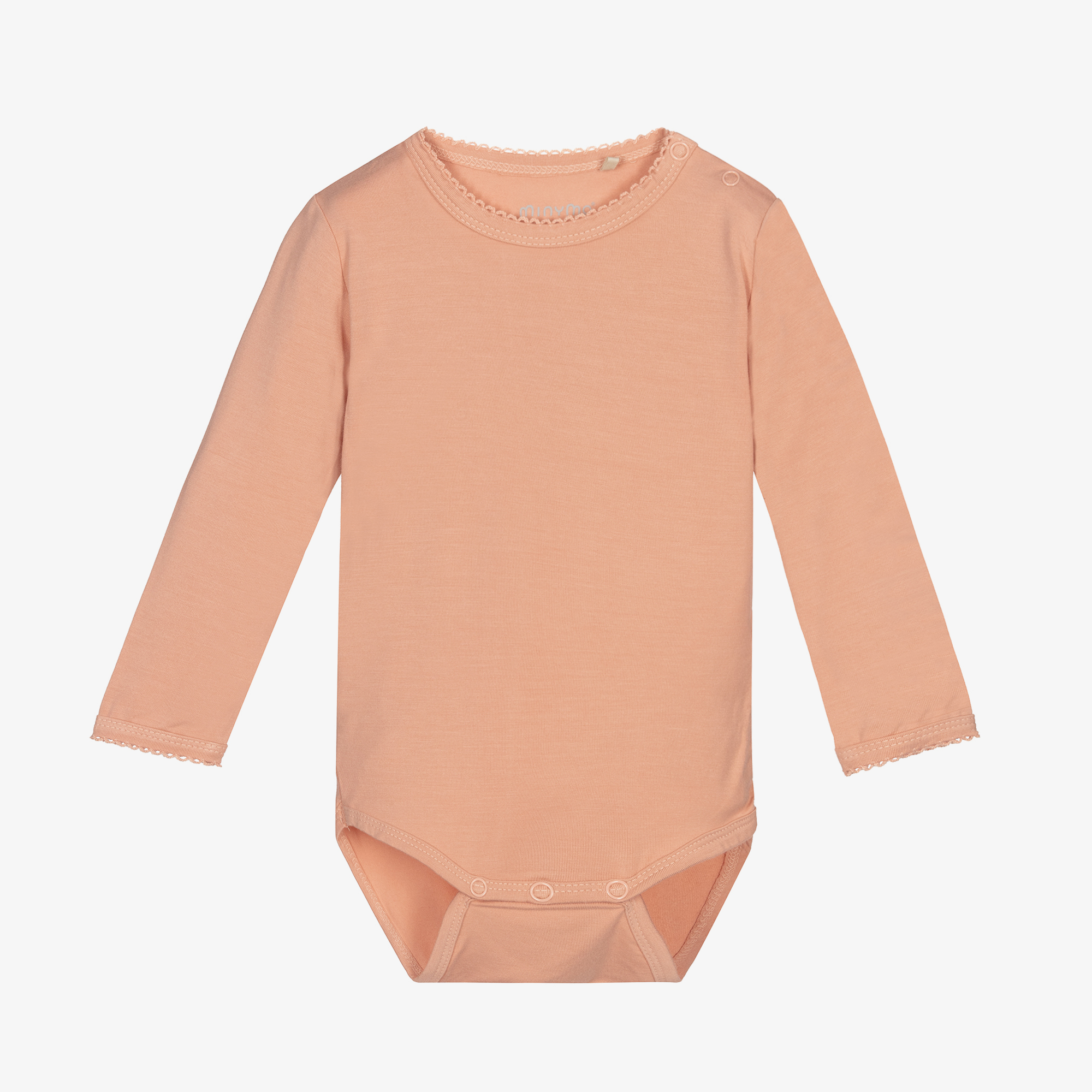 Minymo Girls Bamboo Bodyvest Girls Newborn 1 month Pink By Childrensalon