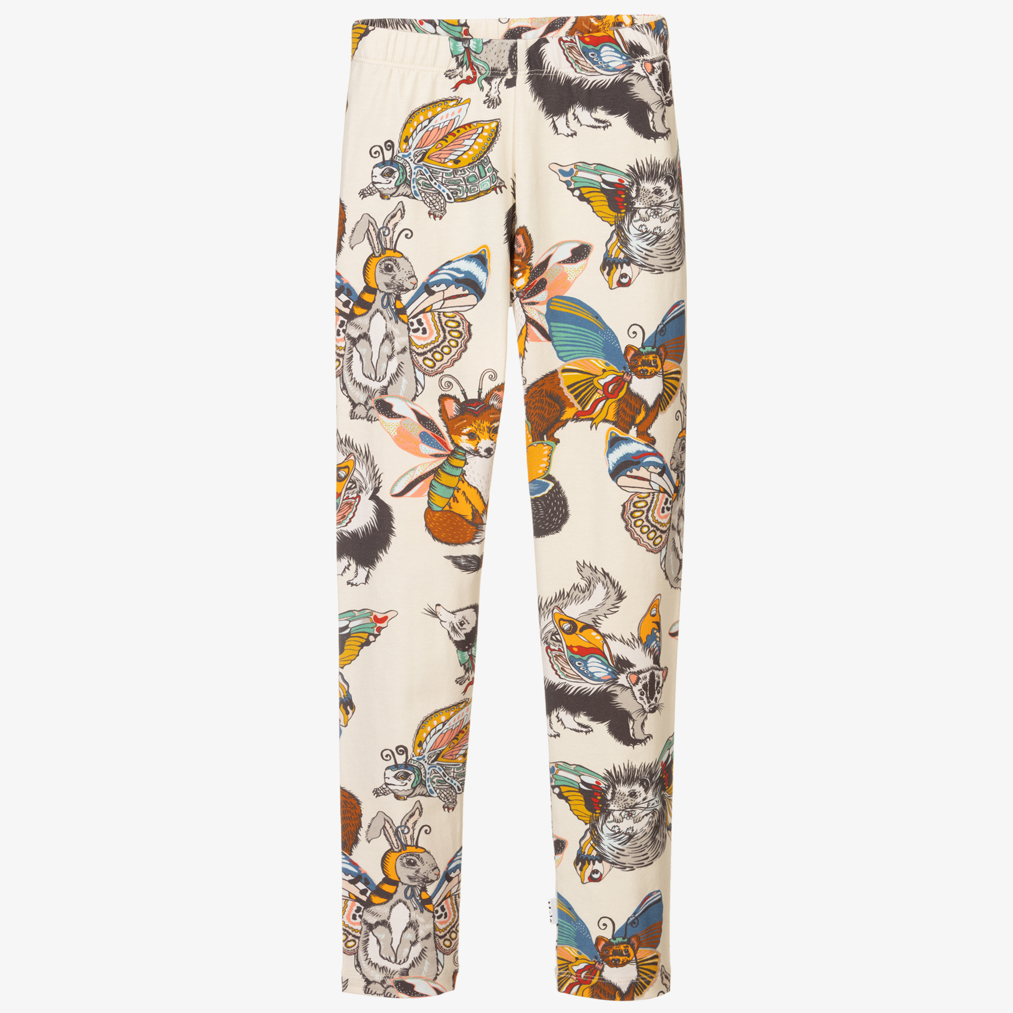 Molo - Ivory Organic Cotton Leggings 