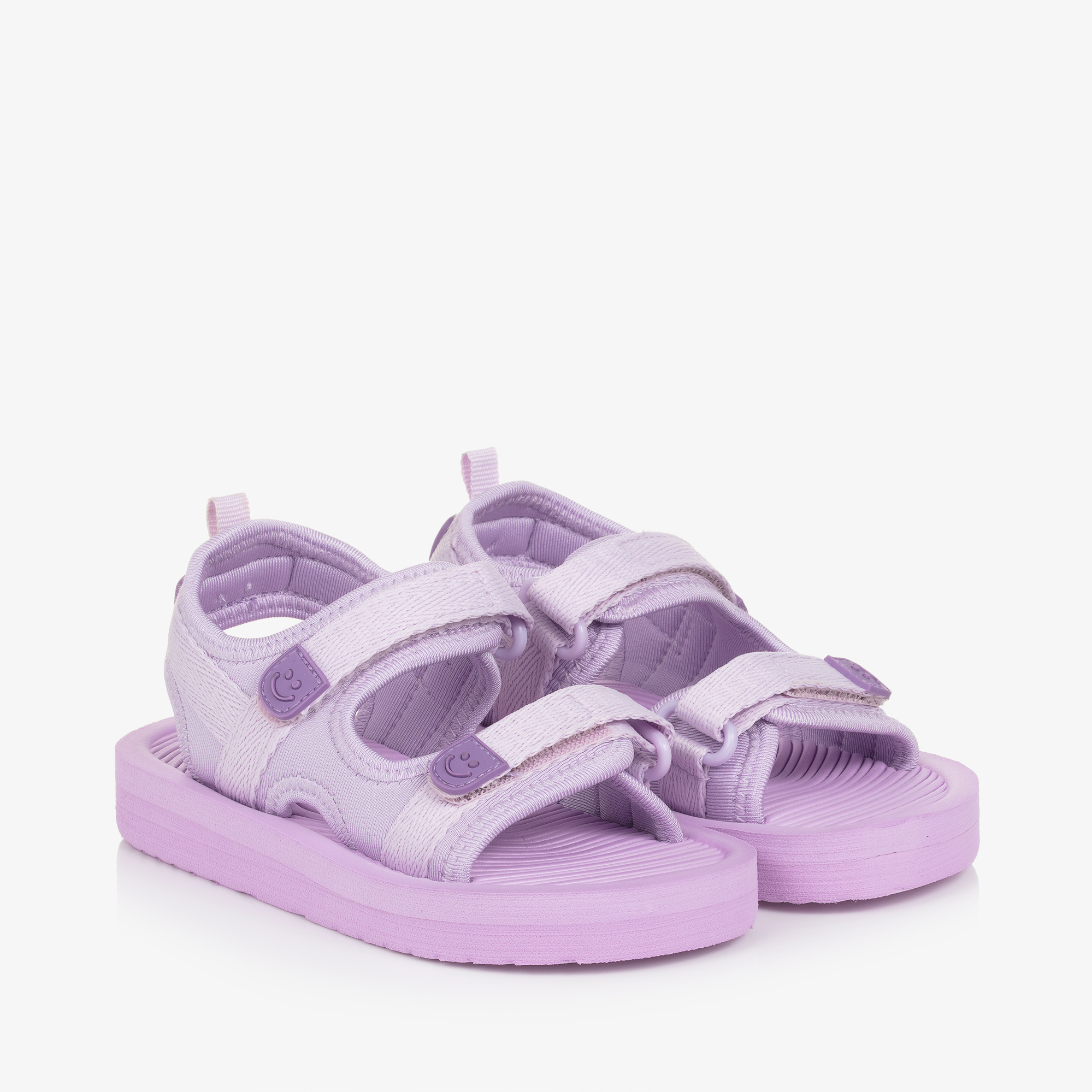 Molo - Lilac Purple Velcro Foam Sandals | Childrensalon Outlet