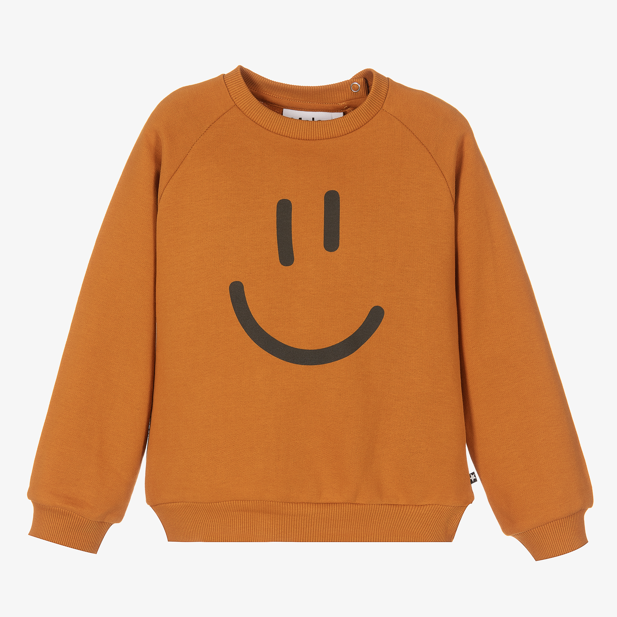 Molo Happy Face Jumper Molo Yellow Smiley Face Jumper Molo Orange