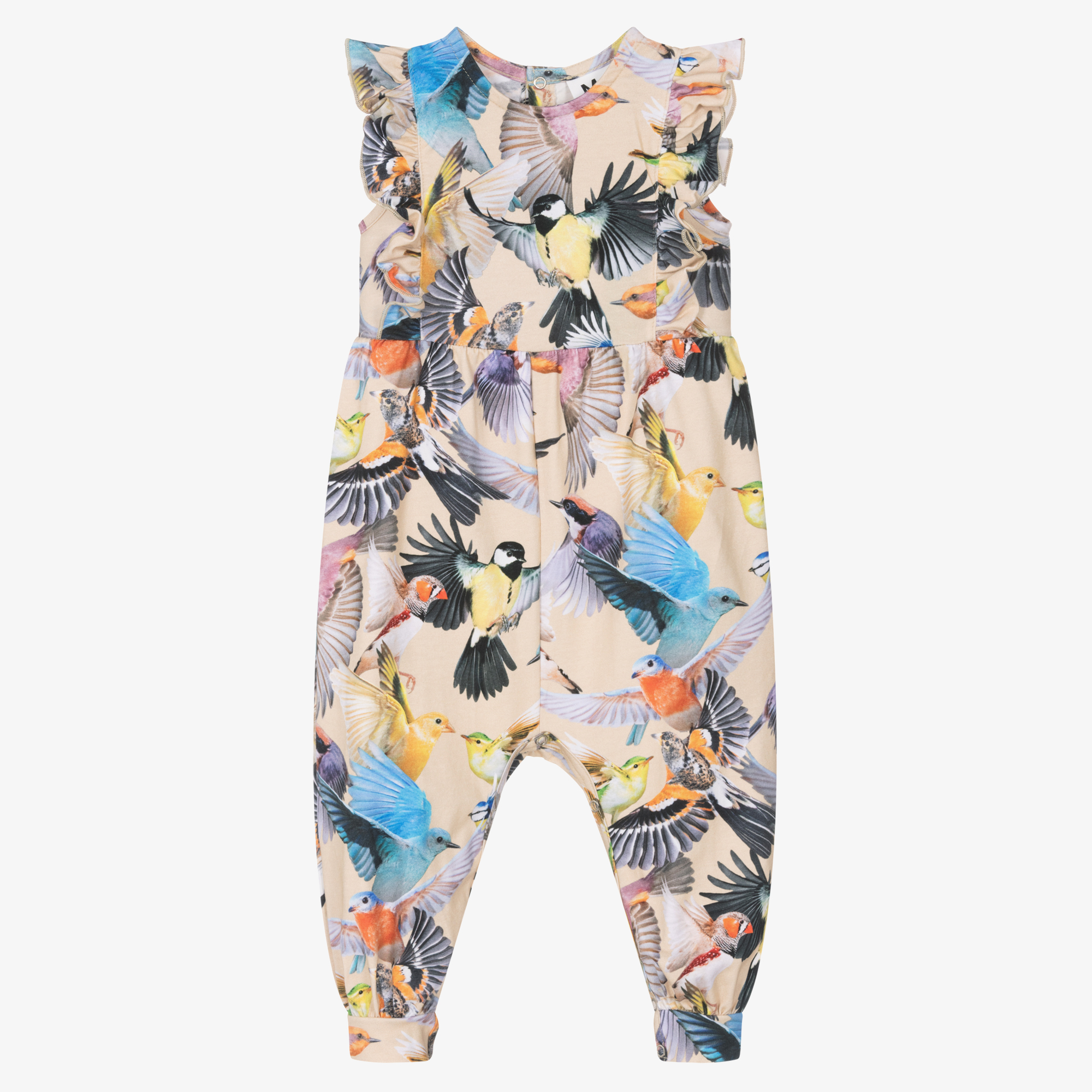 Molo Organic Cotton Bird Jumpsuit