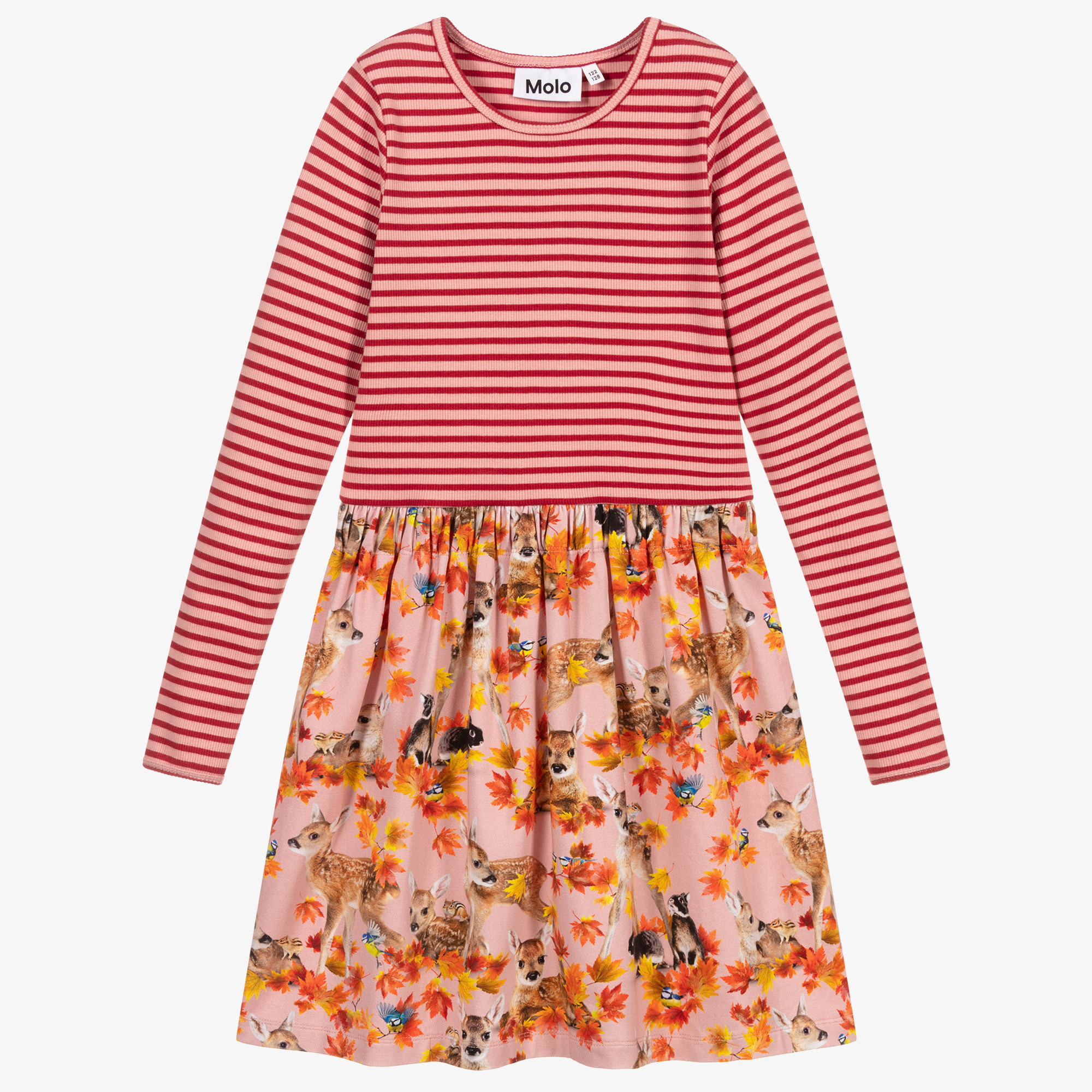 Molo Robe Rose Et Rouge Faon Childrensalon Outlet Molo Robe Rose Et Rouge Faon Childrensalon Outlet