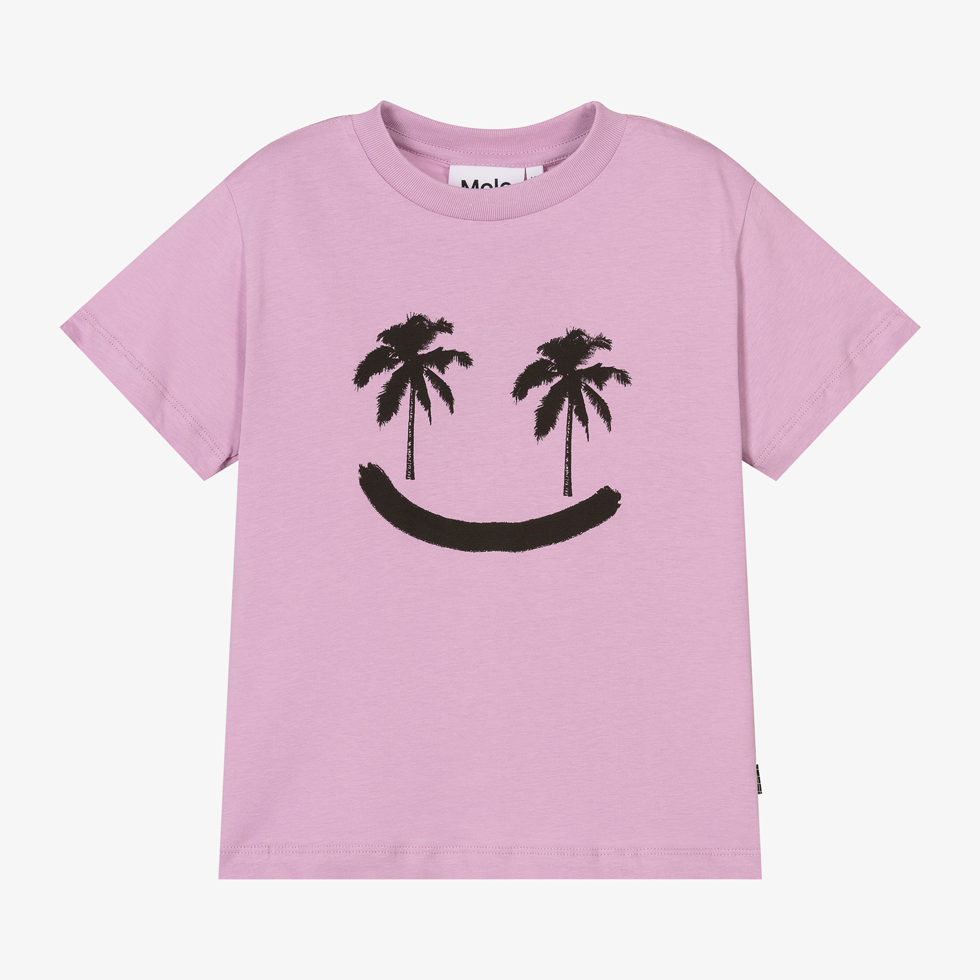 Molo - Purple Cotton Palm Tree T-Shirt | Childrensalon Outlet