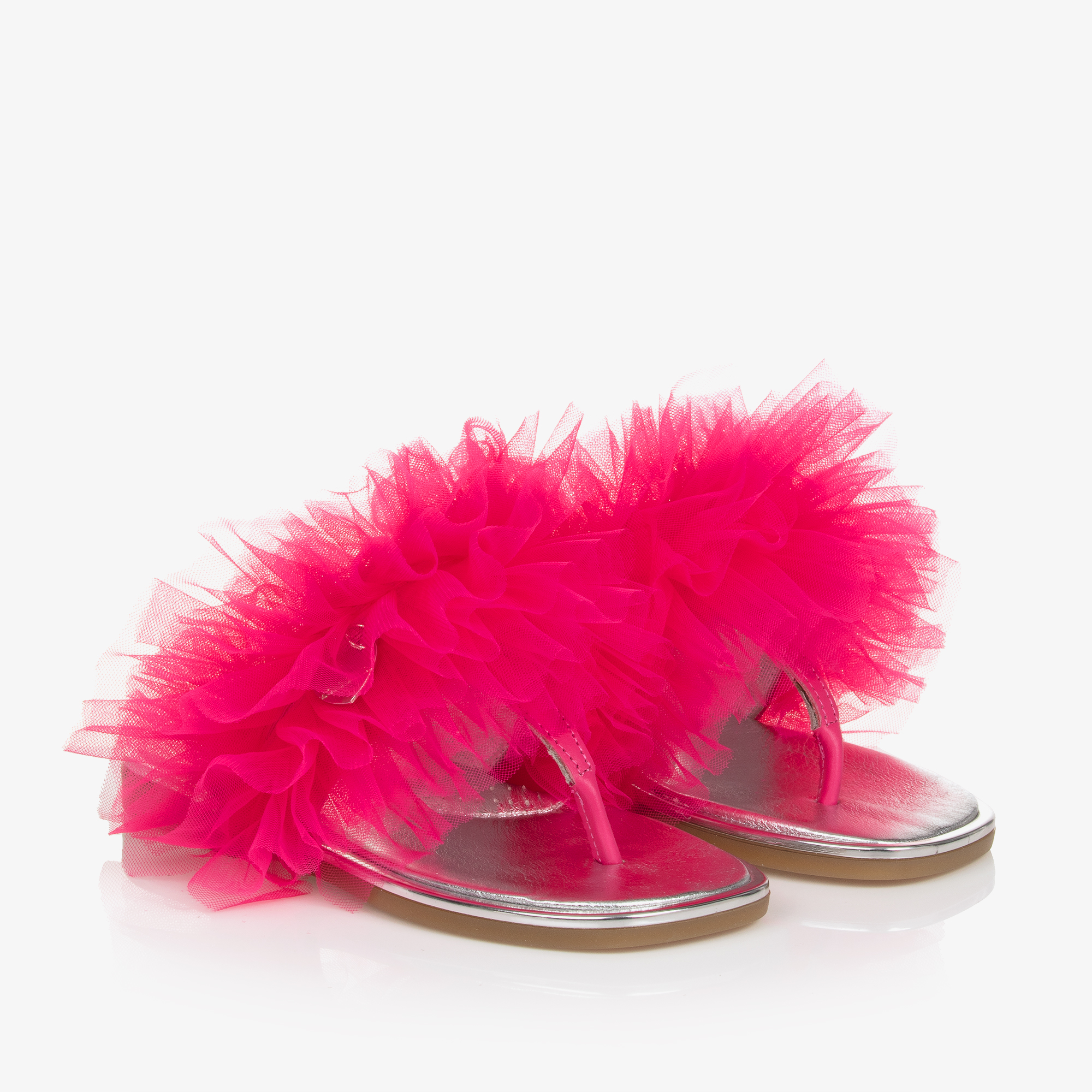 Ruffle flip flops top