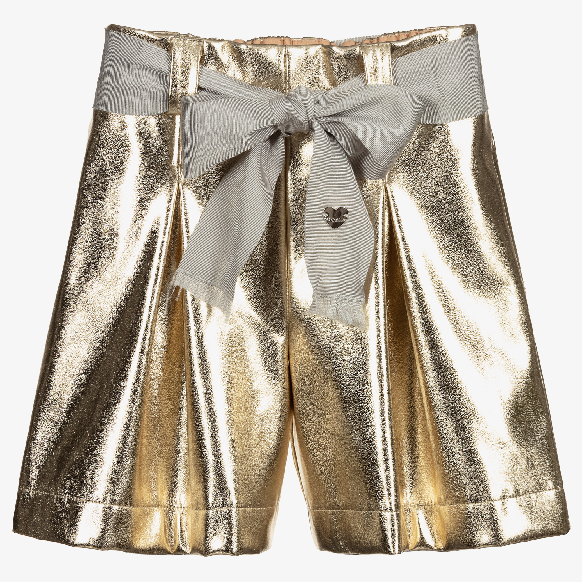 Monnalisa - Teen Girls Gold Shorts 