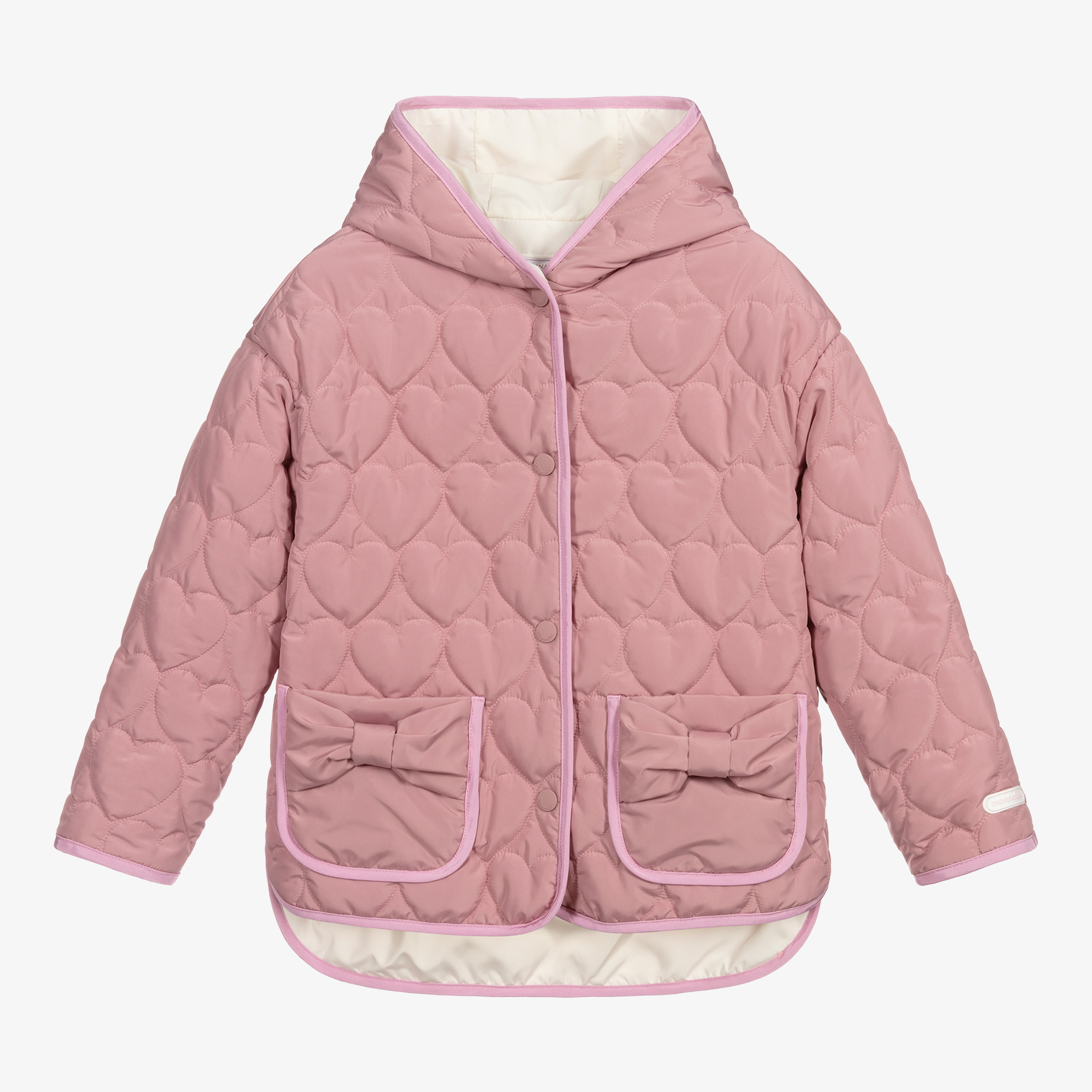 Gilet Matelassé Sans Manches Pour Fille 1-15 Ans | Doublure Polaire - Col V - Boutonné - Chaud