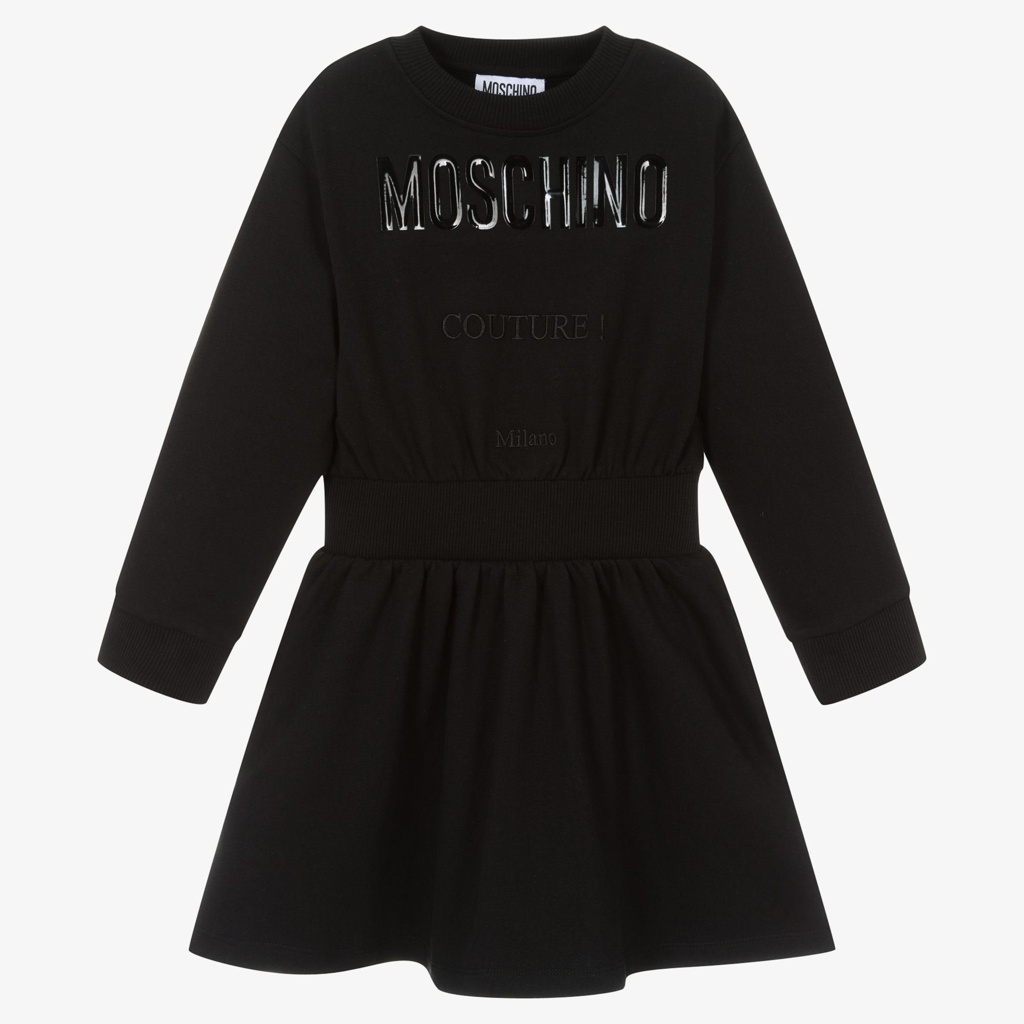 moschino-girls-black-cotton-