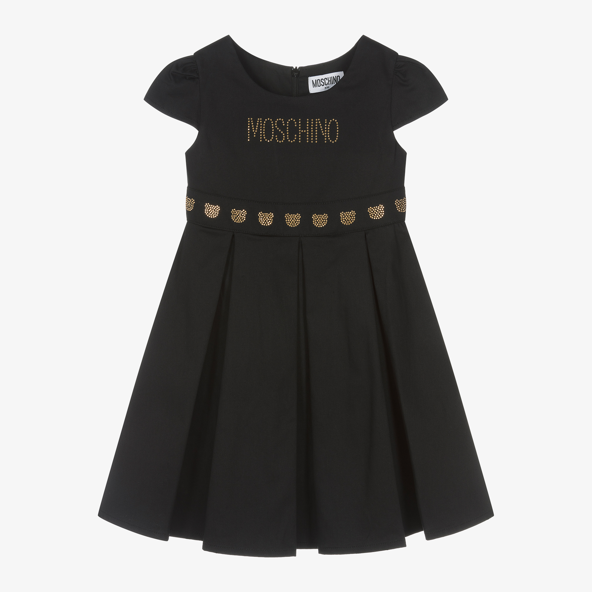 black dress loose Loose Fit Midi Dress in Black