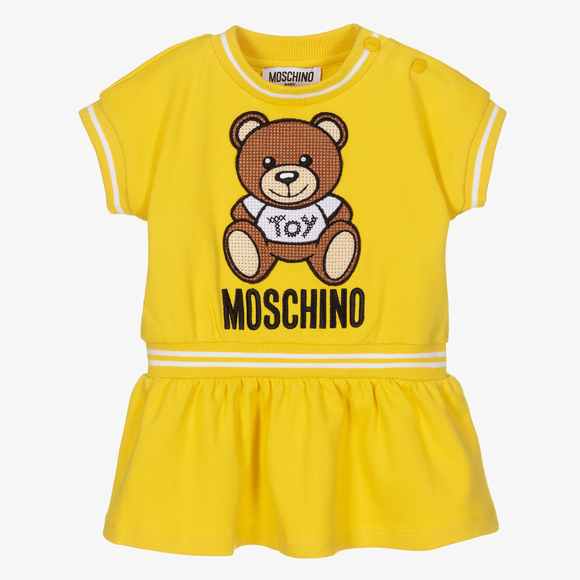 ワンピース MOSCHINO Women Clothing 046354521026 Yellow Moschino Smiley face-motif Swimsuit | Yellow | FARFETCH