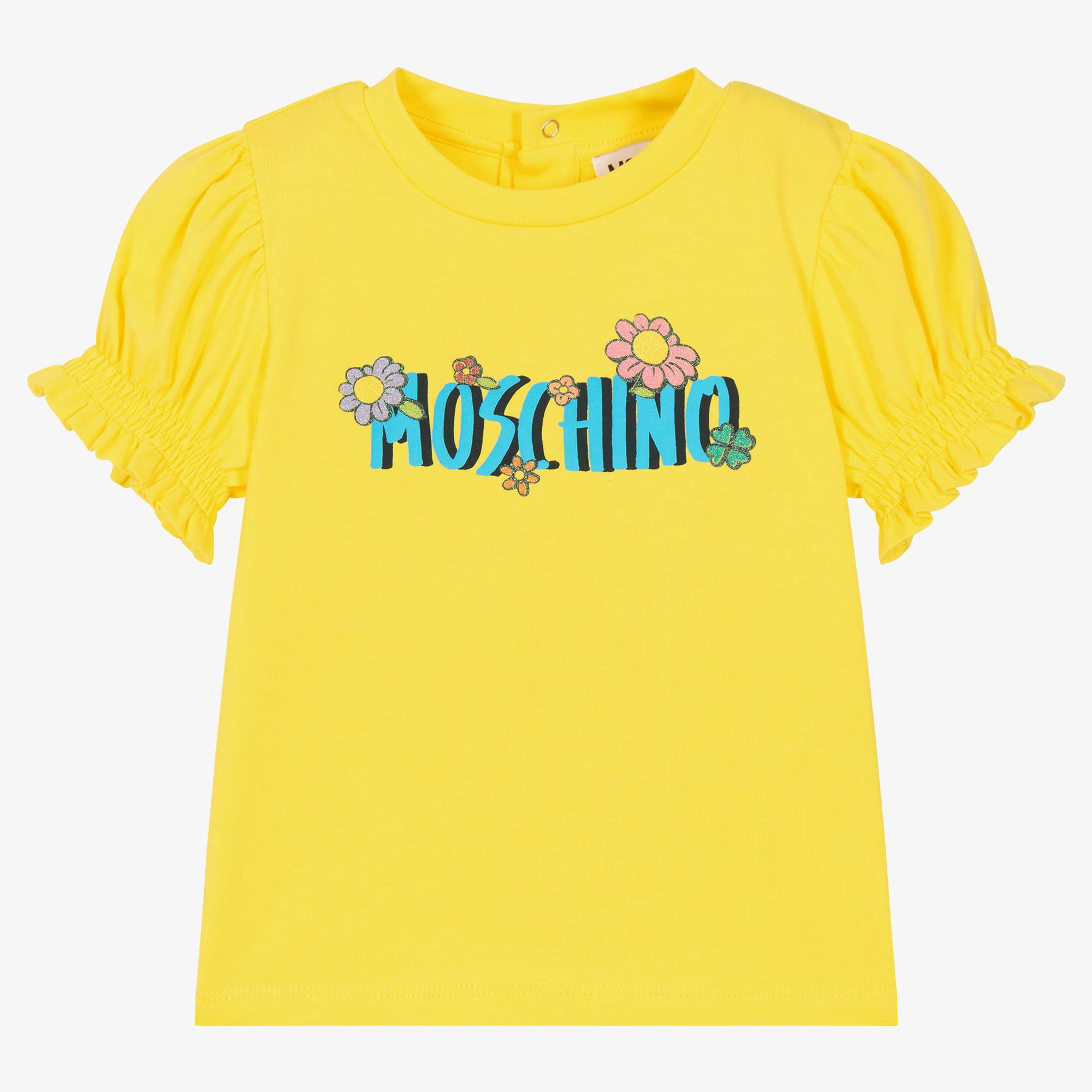 moschino yellow t shirt
