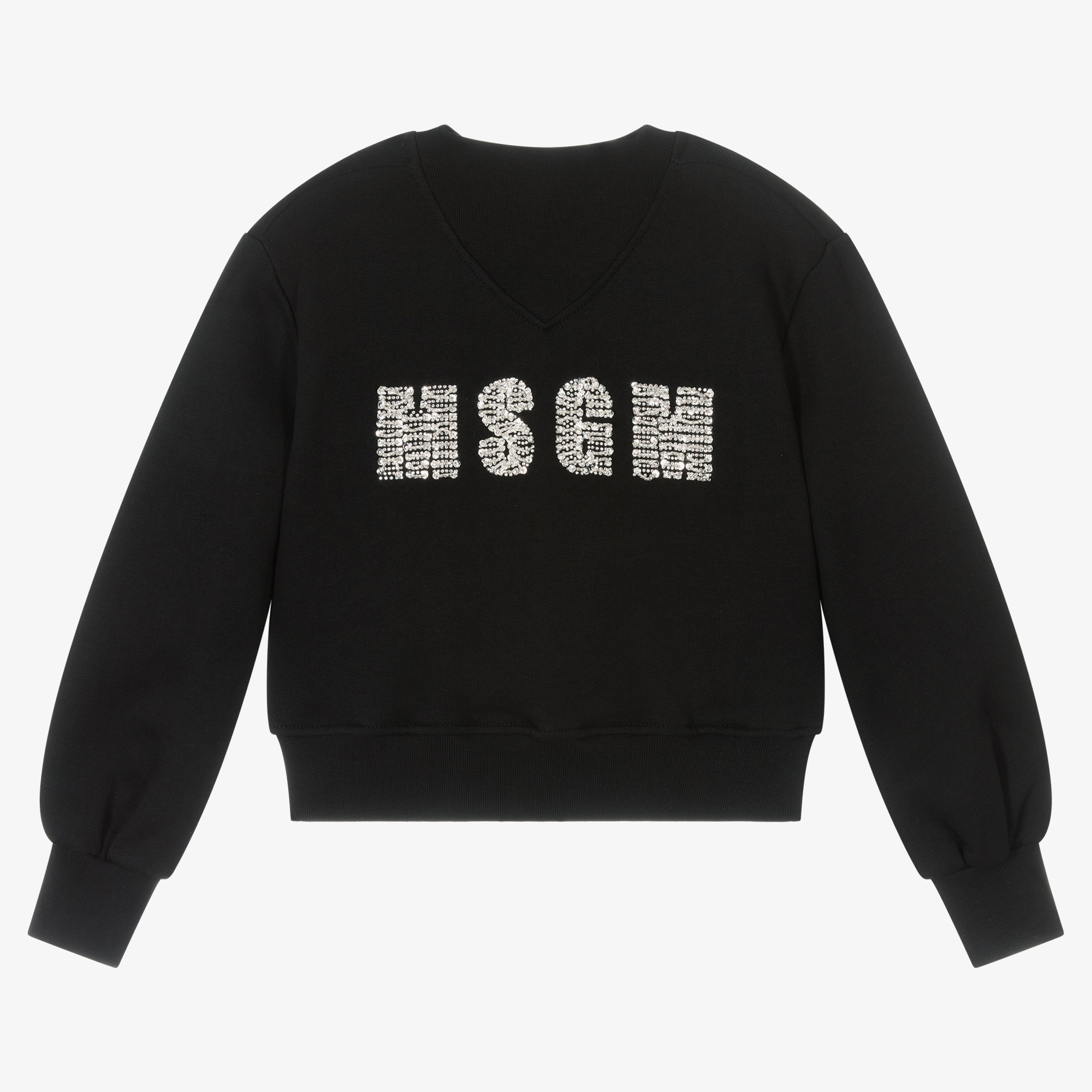 スウェット・トレーナー MSGM COTTON SWEATSHIRT WITH LOGO PRINT MSGM LOGO PRINT SWEATSHIRT-BLACK. | eBay