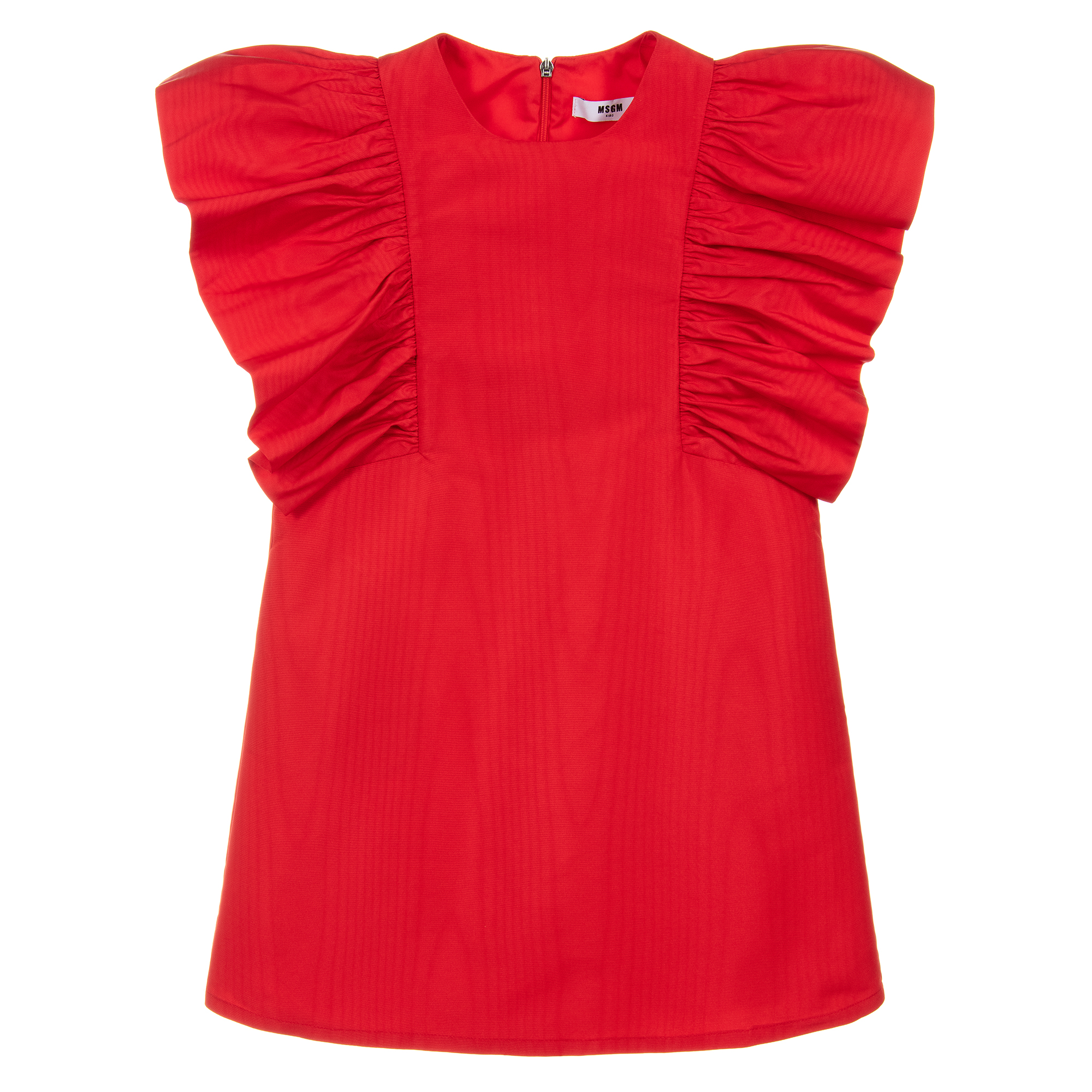 MSGM Girls Red Dress Childrensalon Outlet