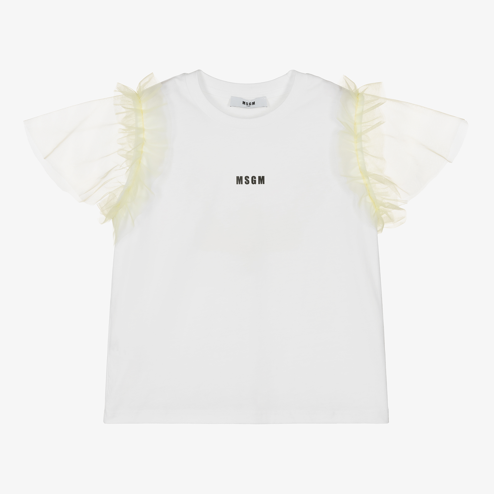 エムエスジーエムMSGM ロゴプリントTシャツ 黒XS | DCブランド