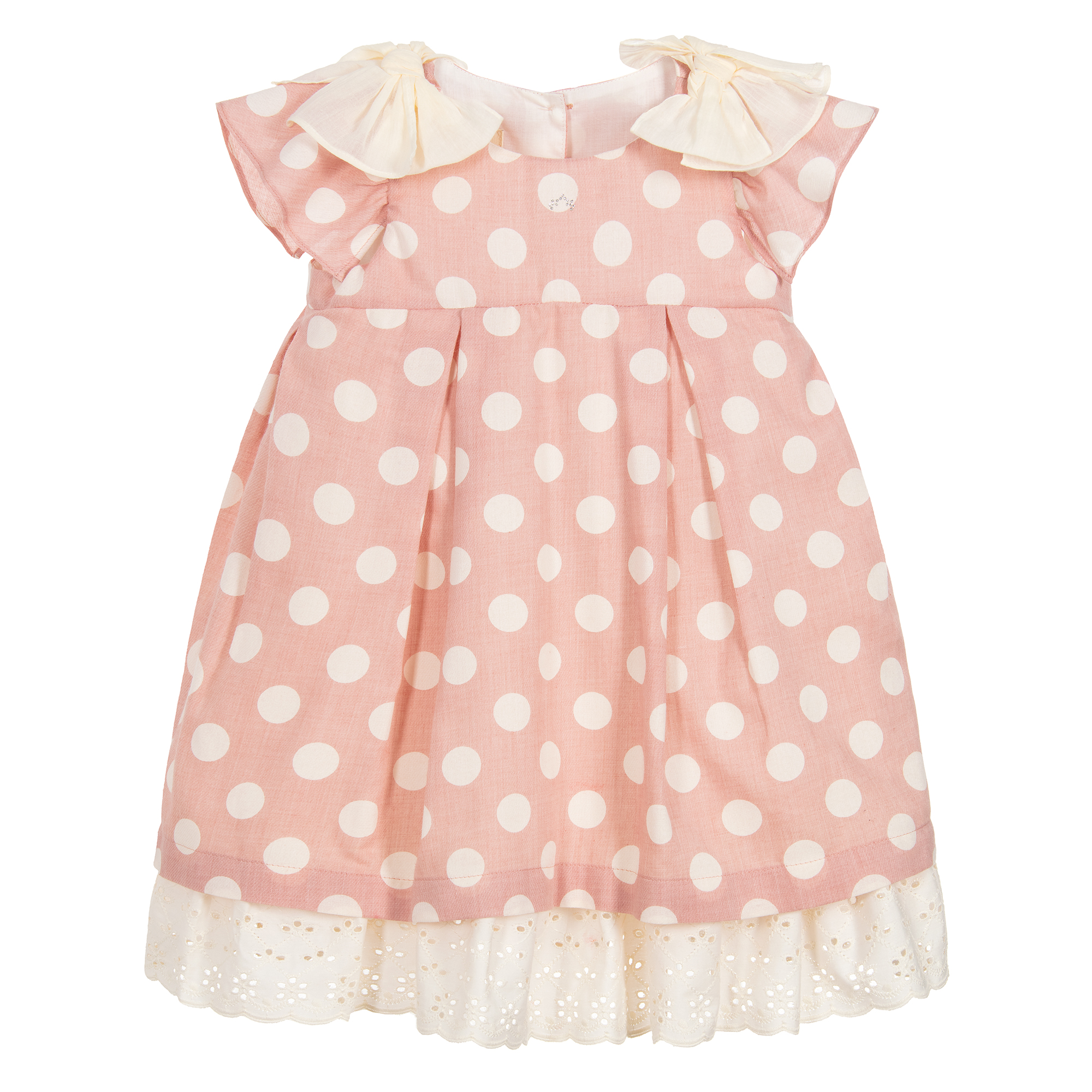 pink polka dress