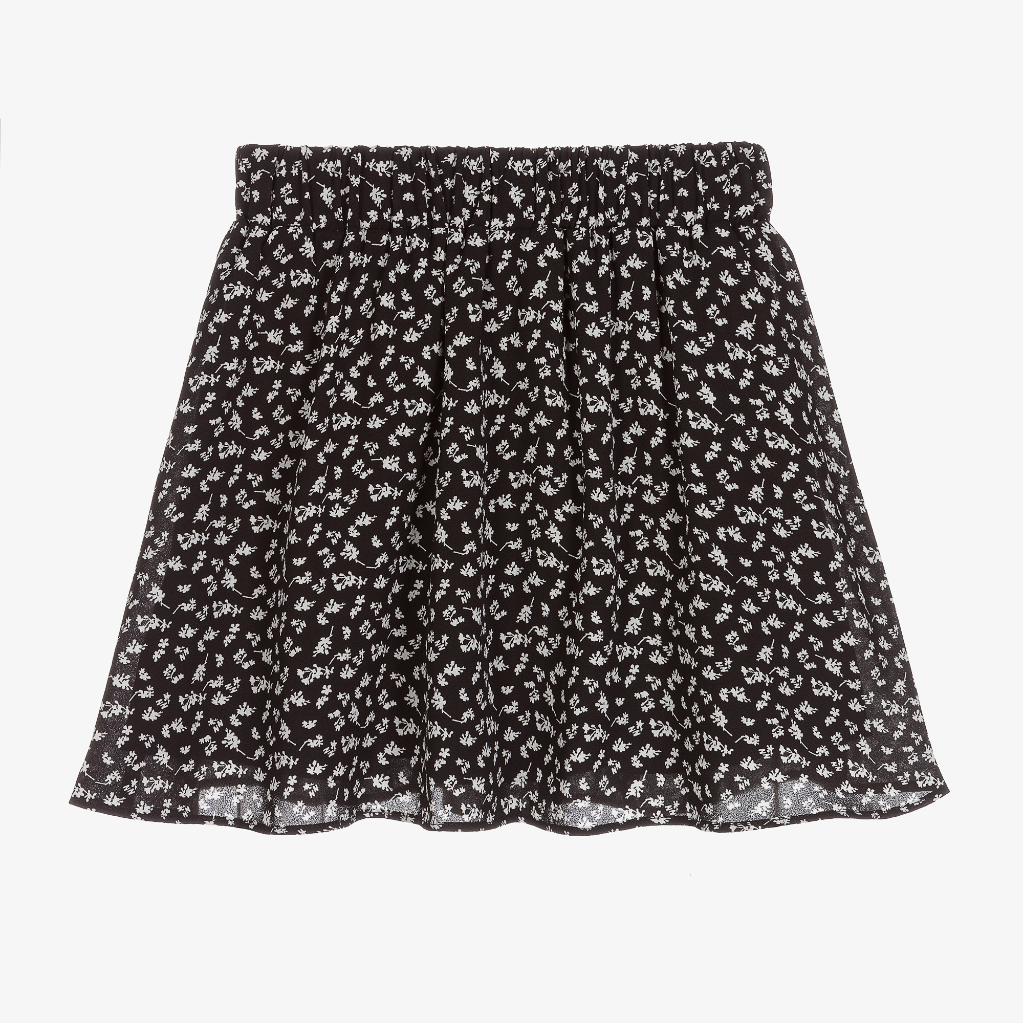 NIK&NIK - Girls Black Floral Skirt | Childrensalon Outlet