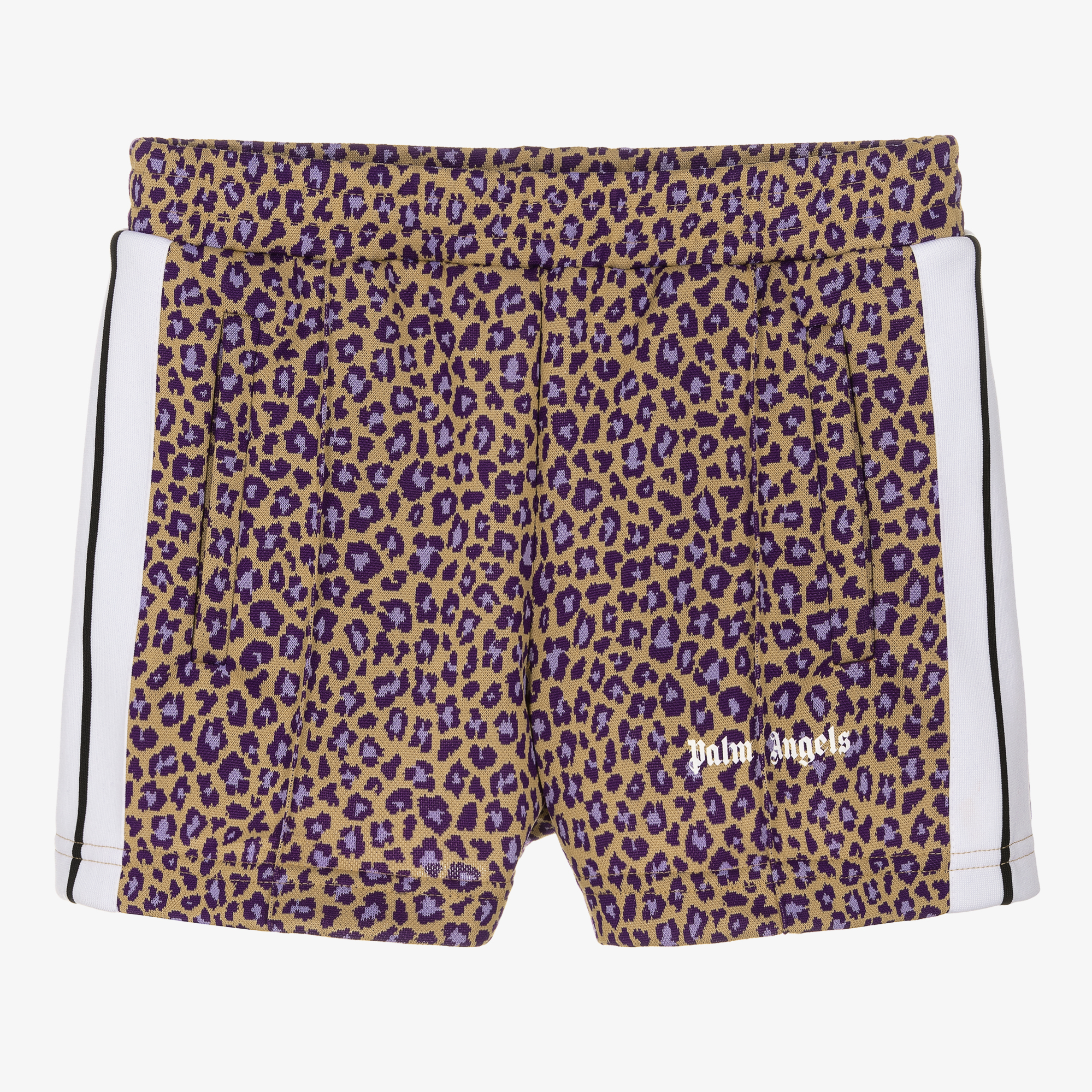 Girls leopard print sales shorts