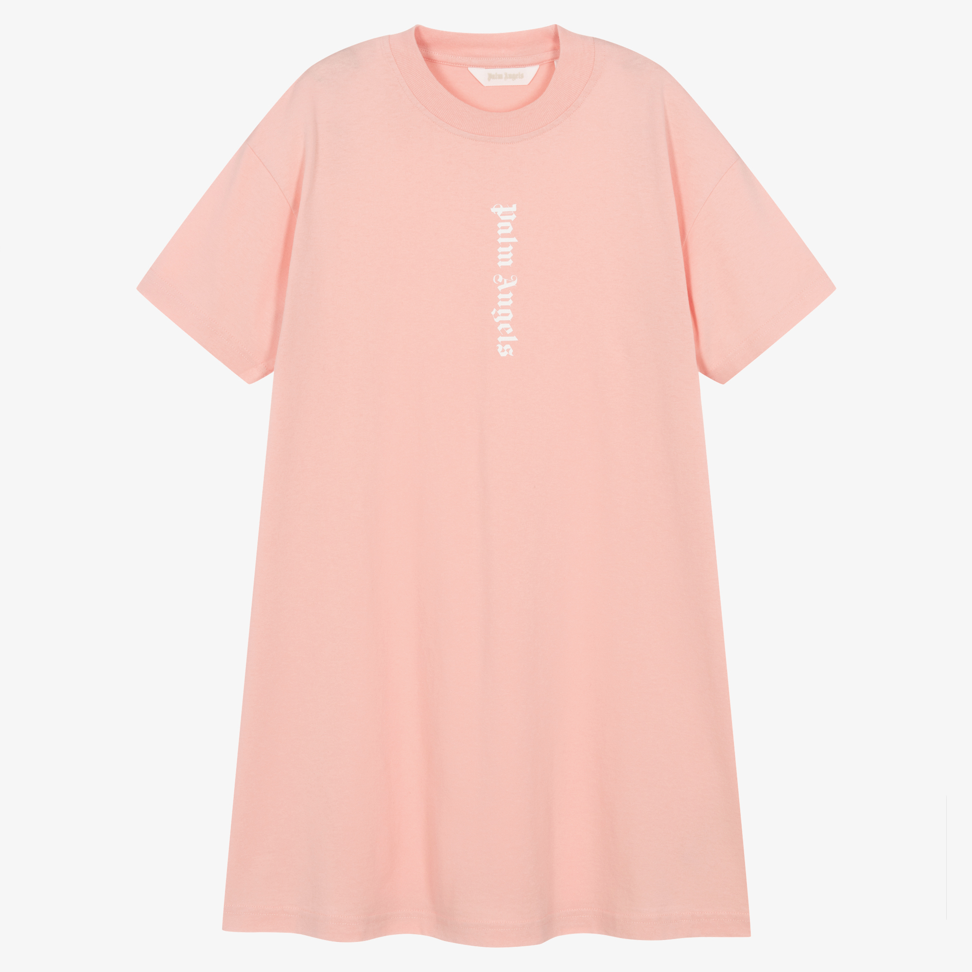 【関税&送料込】Palm Angels Dress With Logo Palm Angels logo-print T-shirt Dress | Black | FARFETCH ID