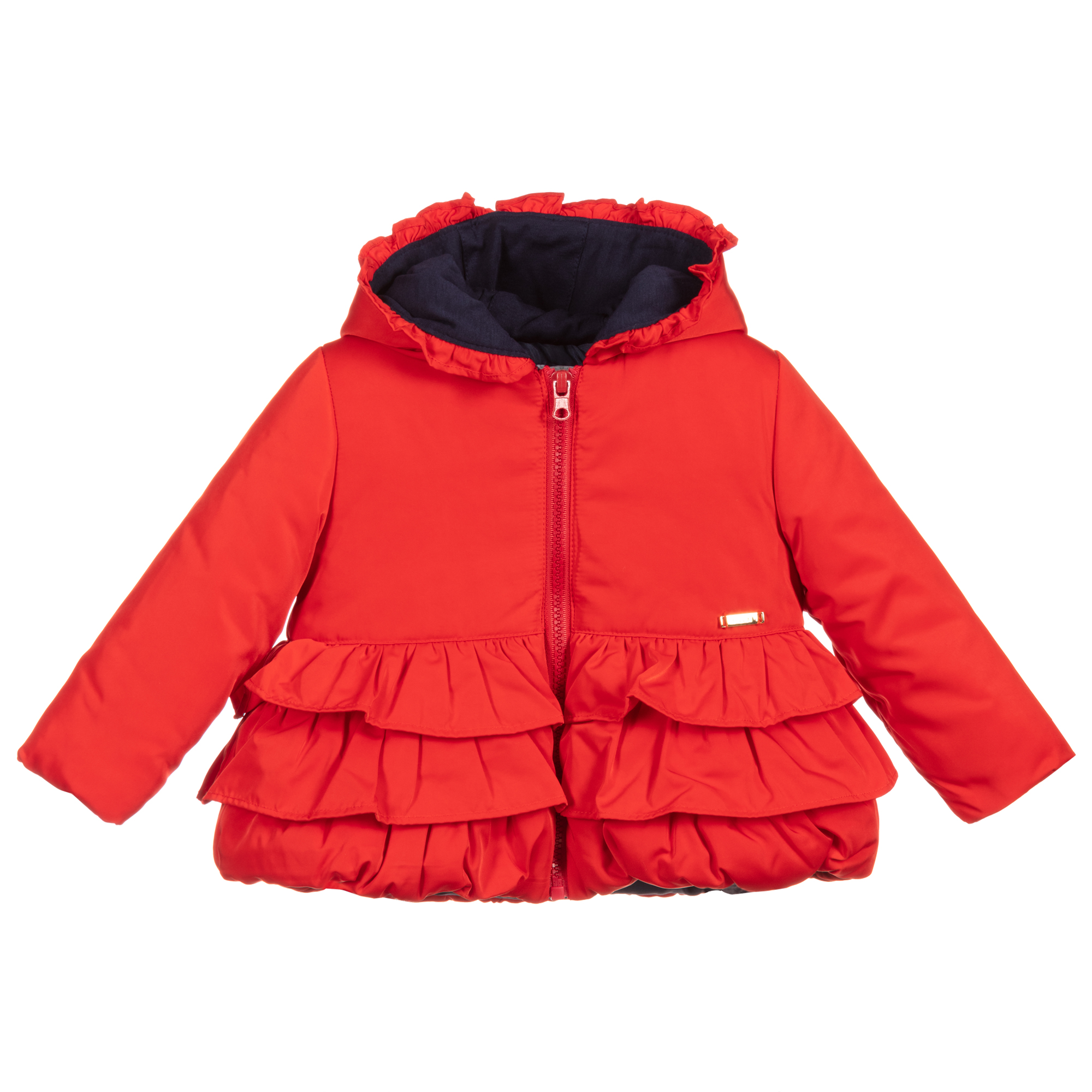 Pan Con Chocolate Girls Red Hooded Jacket